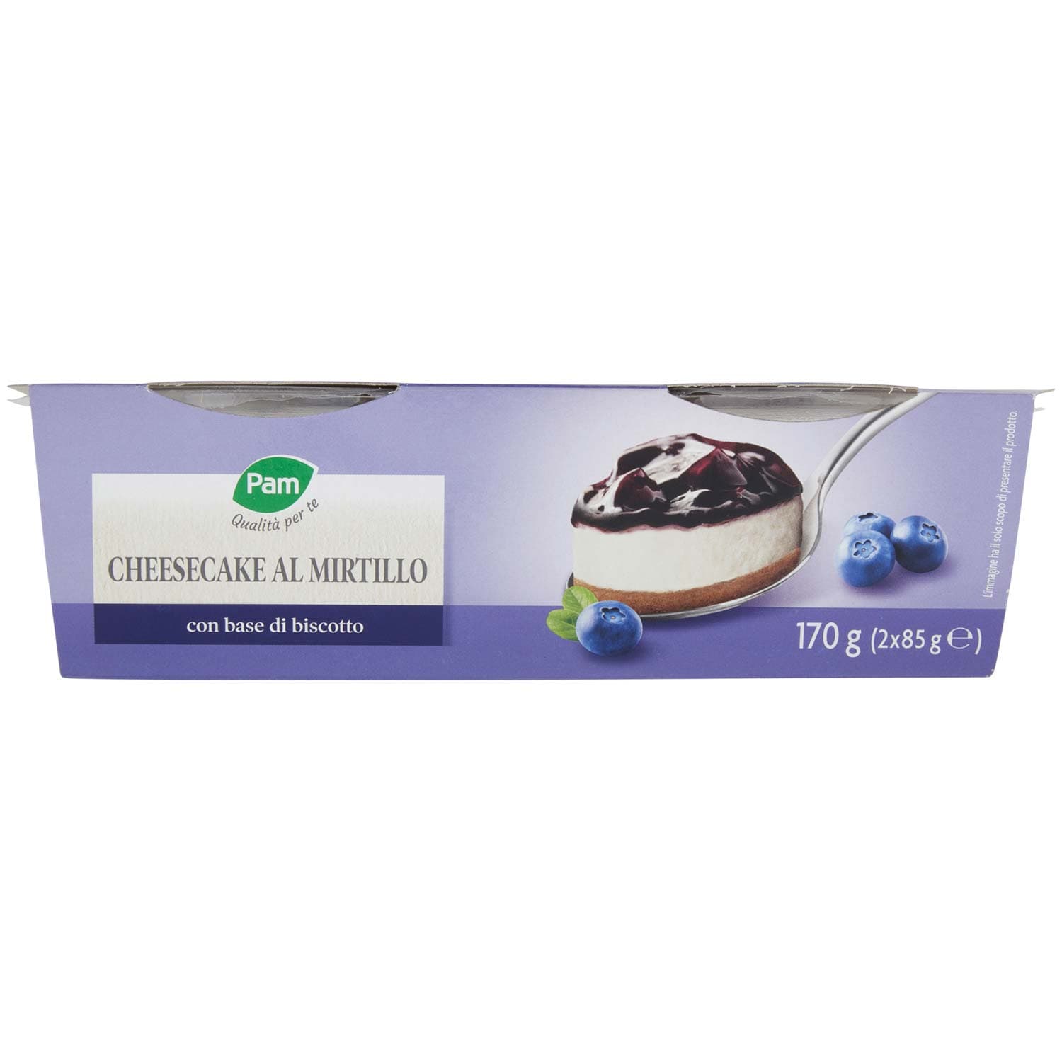 PAM Qualità per te Cheesecake al Mirtillo 2 x 85 g – immagine 8