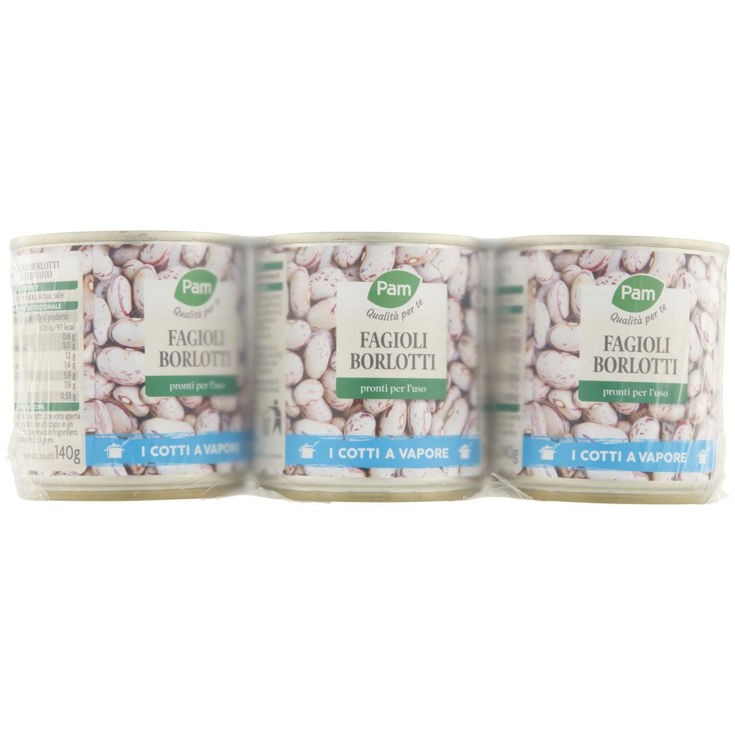 PAM PANORAMA Fagioli Borlotti 150g x 3 – immagine 3