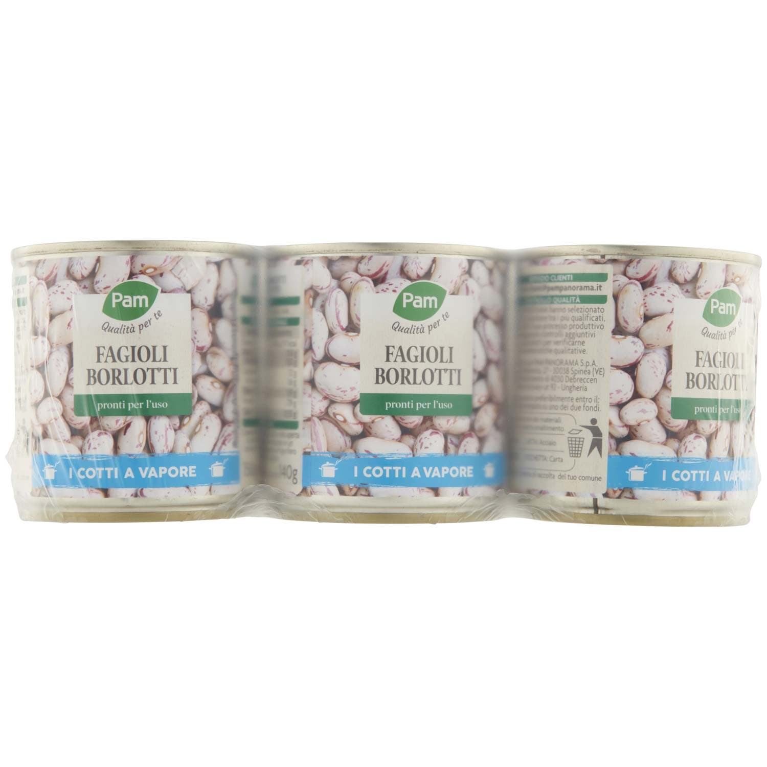 PAM PANORAMA Fagioli Borlotti 150g x 3 – immagine 5