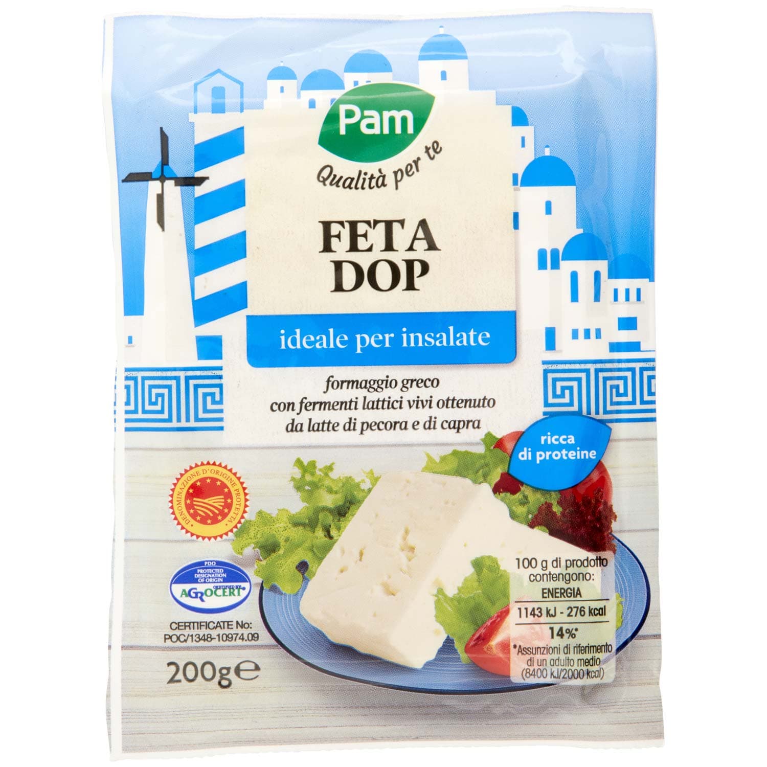 PAM Qualità per te Feta DOP 200 g – immagine 3