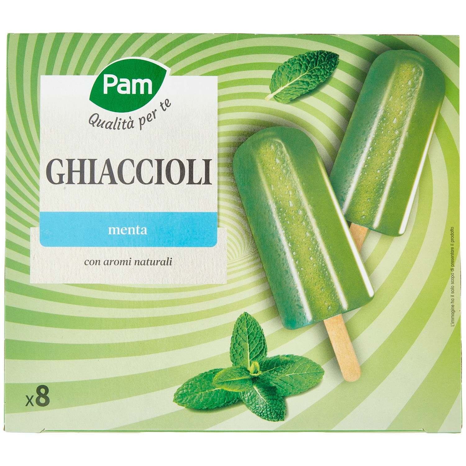 PAM Qualità per te Ghiaccioli menta 8 x 70 g – immagine 3