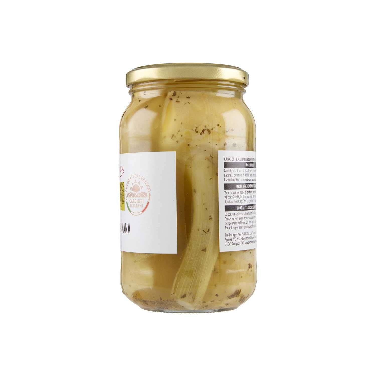 TESORI DELL'ARCA Carciofi con Gambo alla Romana Sottolio 510 g – immagine 6