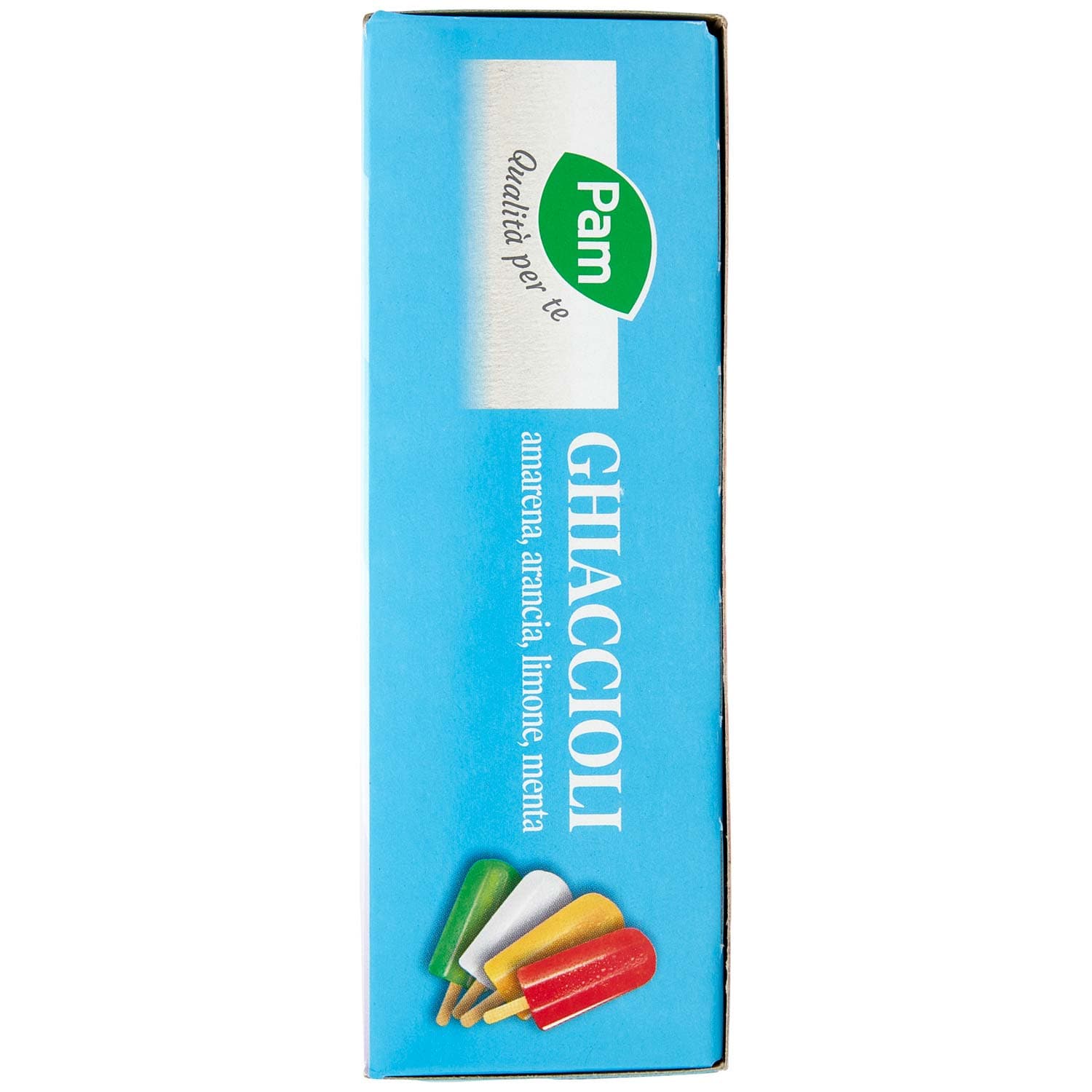 PAM Qualità per te Ghiaccioli amarena, arancia, limone, menta 10 x 70 g Ghiacciolo all'amarena: Ghiacciolo all'arancia: Ghiacciolo al limone: Ghiacciolo al gusto menta: – immagine 4