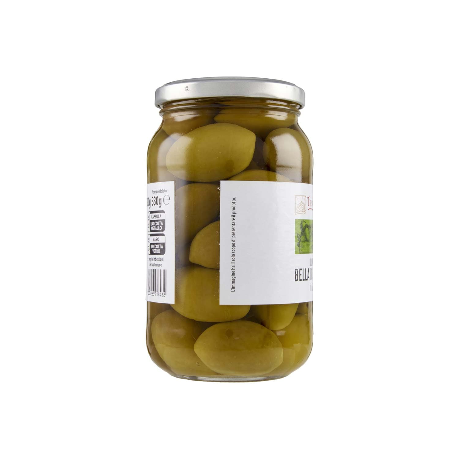 TESORI DELL'ARCA Olive Verdi Bella di Cerignola in Salamoia 530 g – immagine 4