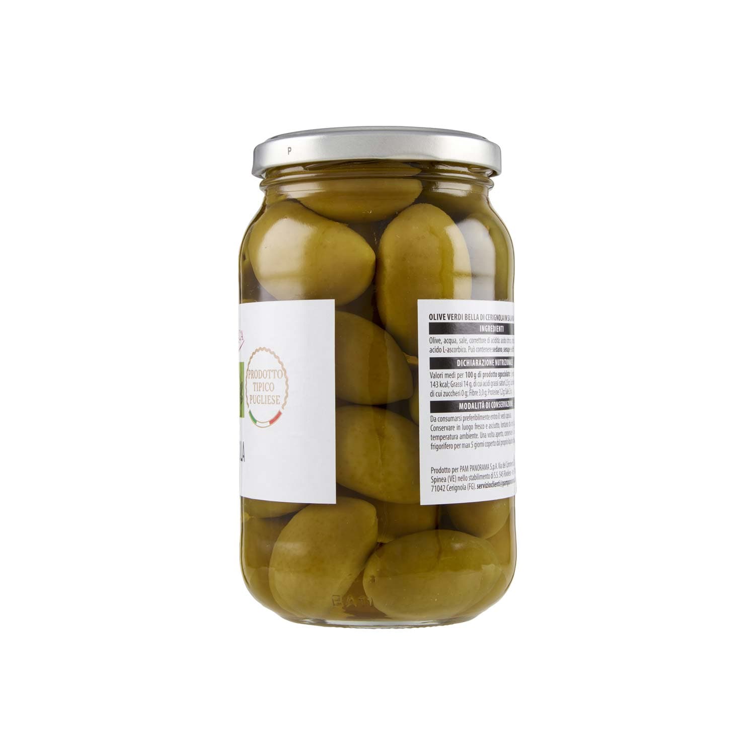 TESORI DELL'ARCA Olive Verdi Bella di Cerignola in Salamoia 530 g – immagine 6