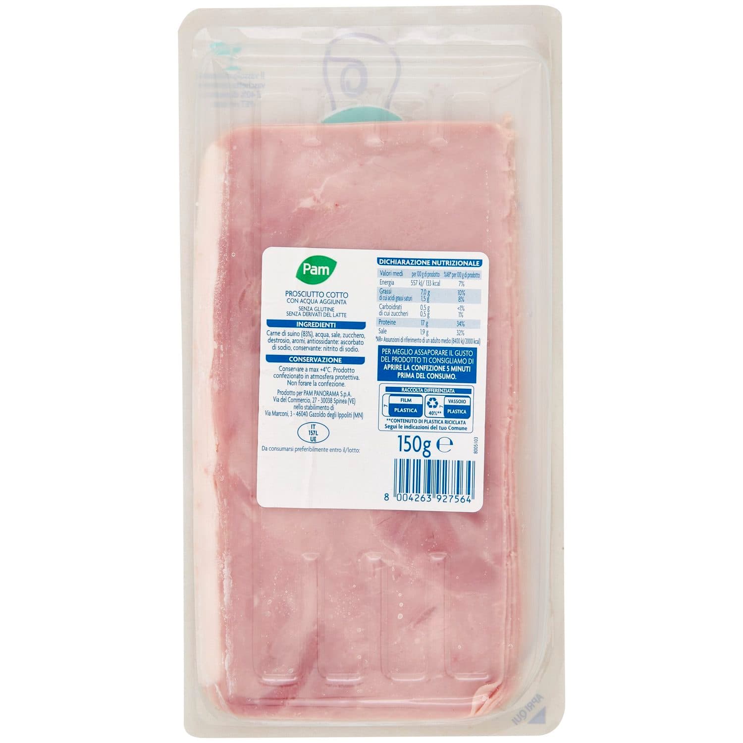 PAM gli Affettati Prosciutto Cotto 150 g – immagine 5
