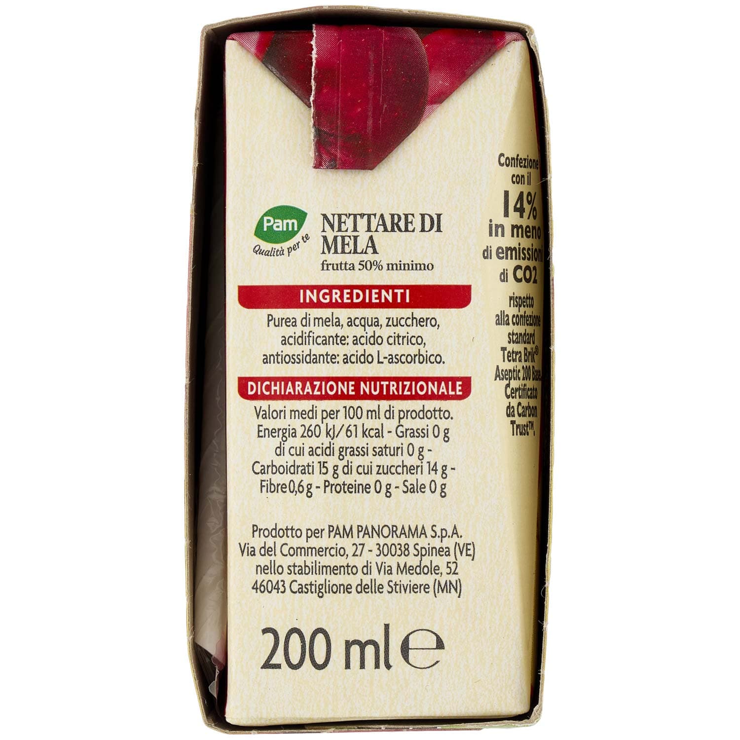PAM Qualità per te Nettare Mela 3 x 200 ml – immagine 4