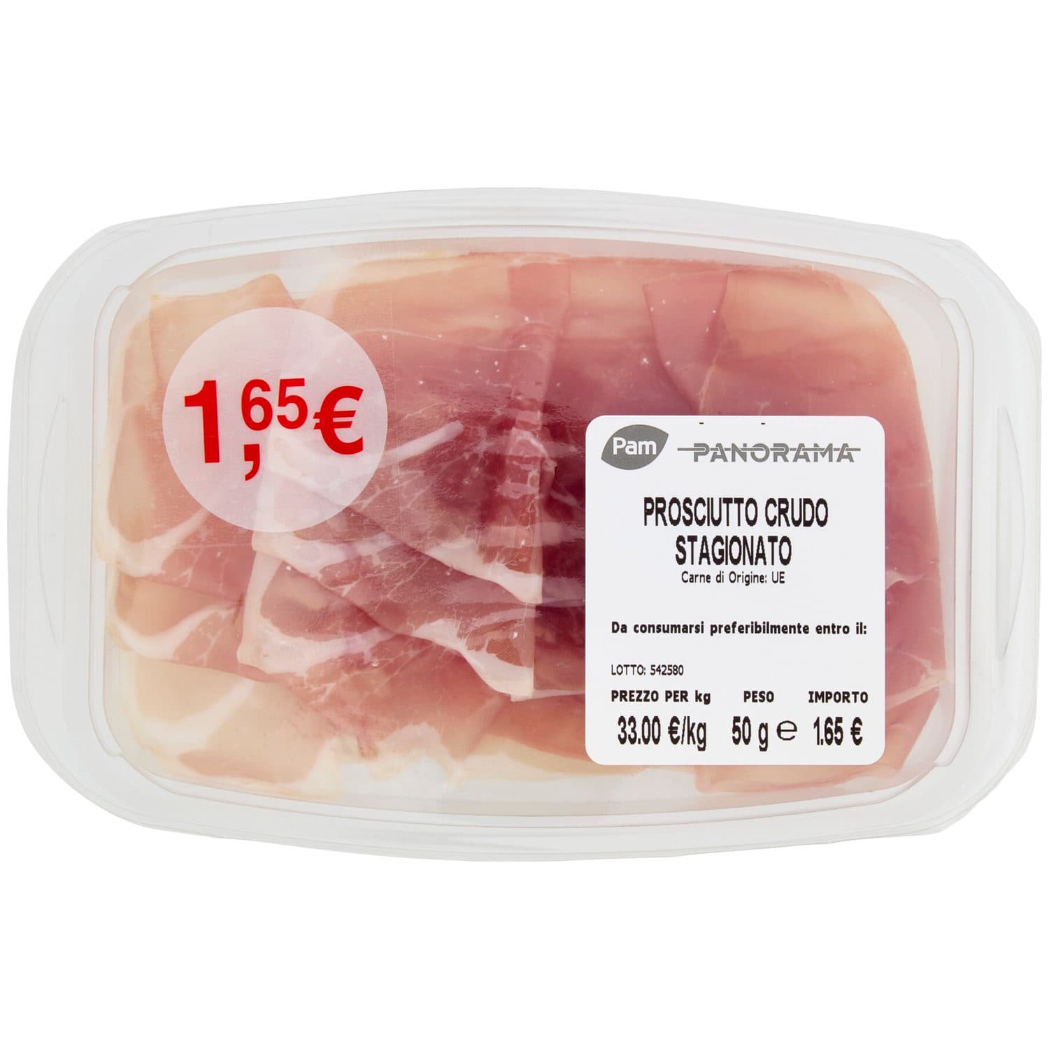 PAM PANORAMA Prosciutto Crudo Stagionato 50 g – immagine 3
