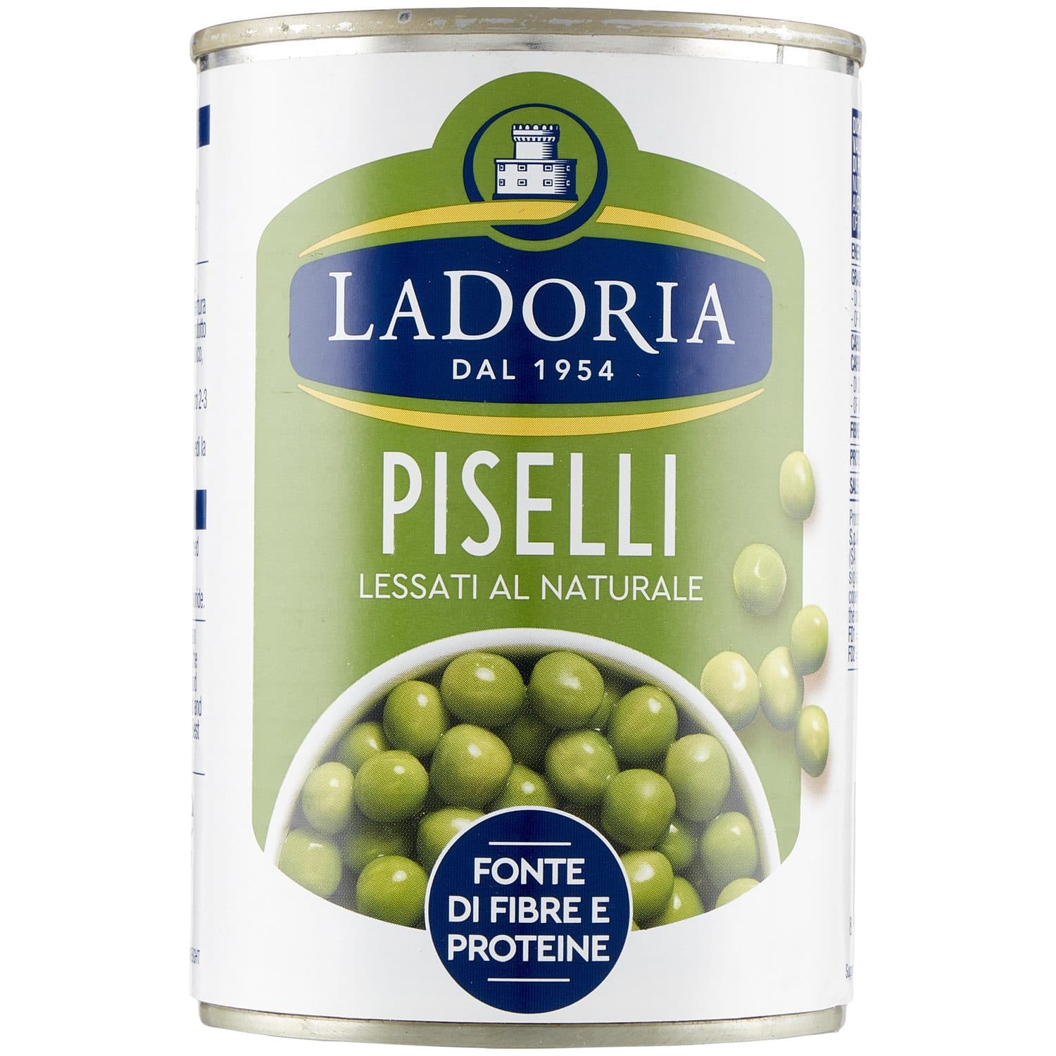 Piselli lessati al naturale La Doria 400 g 240 g – immagine 3