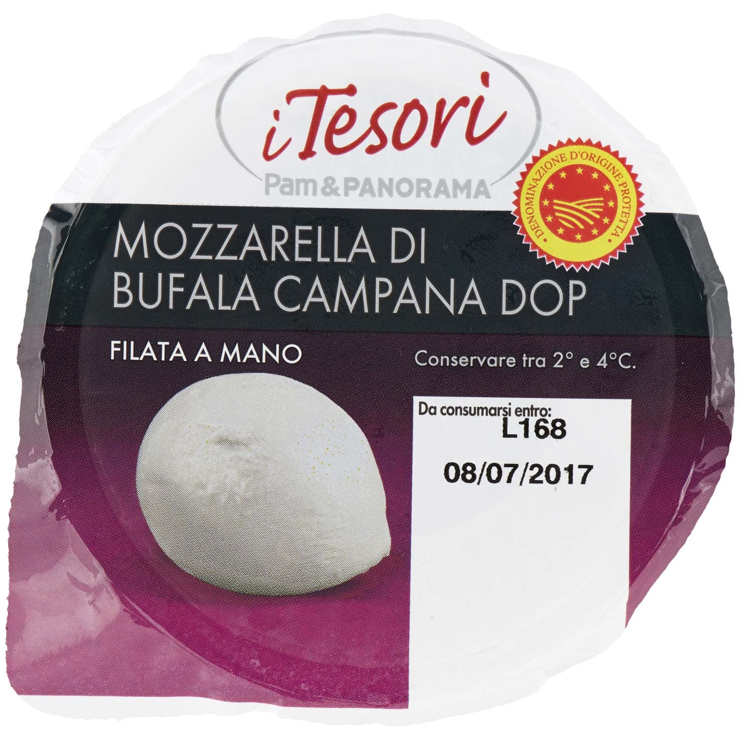 I TESORI Mozzarella di Bufala Campana DOP 200 g – immagine 7