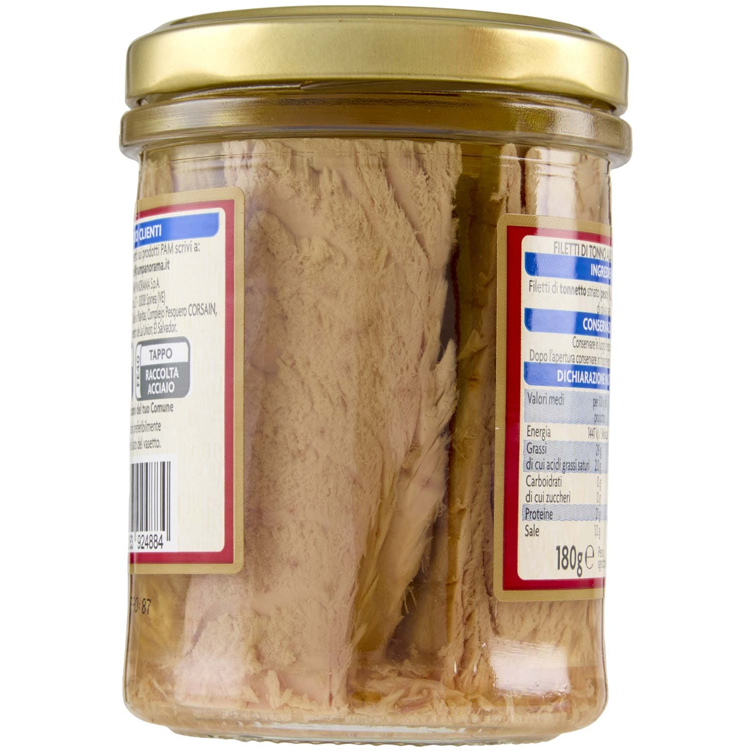 PAM Filetti di Tonno all'Olio di Oliva 180 g – immagine 5