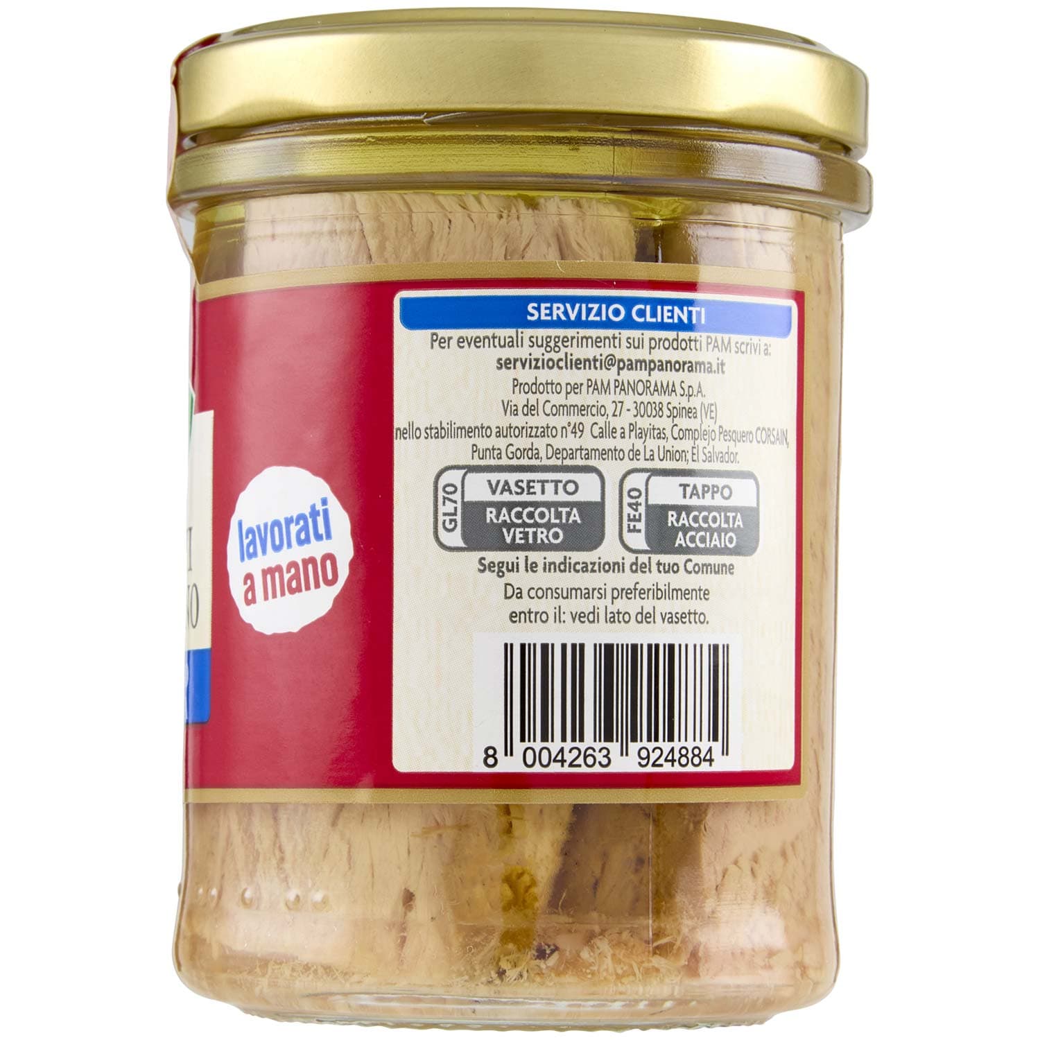 PAM Filetti di Tonno all'Olio di Oliva 180 g – immagine 6