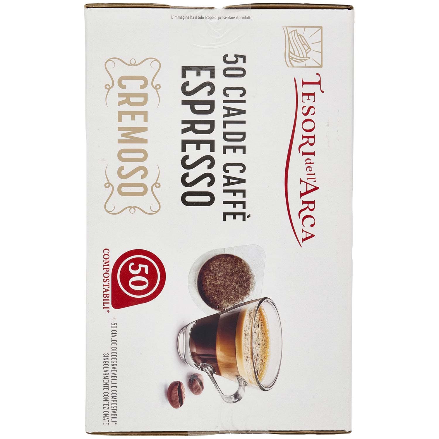 TESORI DELL'ARCA 50 Cialde Caffè Espresso Cremoso 50 x 7,2 g – immagine 6
