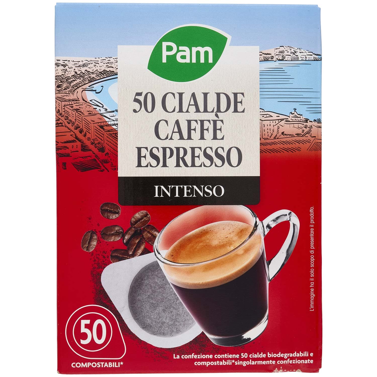 PAM 50 Cialde Caffè Espresso Intenso 50 x 7,2 g – immagine 3