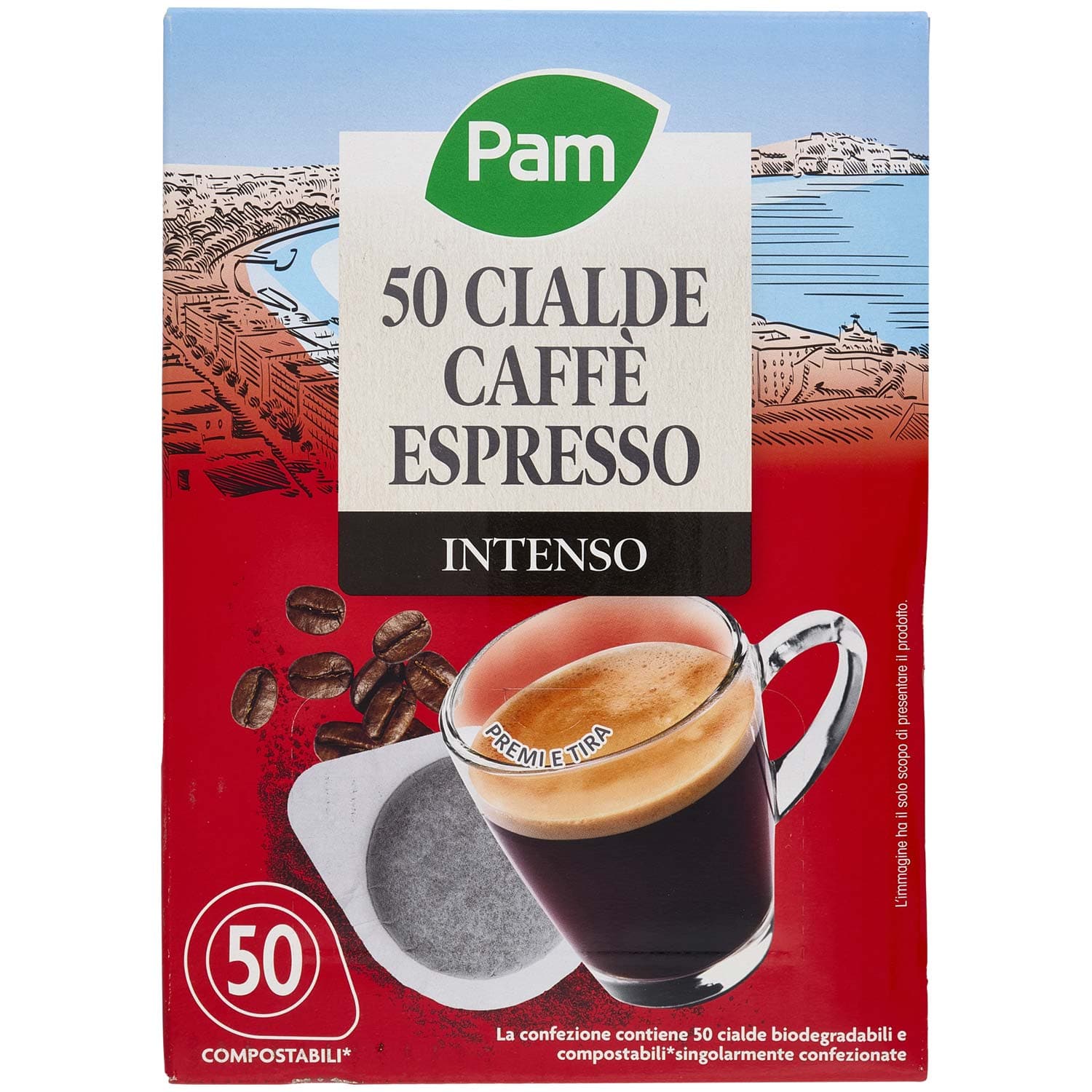 PAM 50 Cialde Caffè Espresso Intenso 50 x 7,2 g – immagine 5