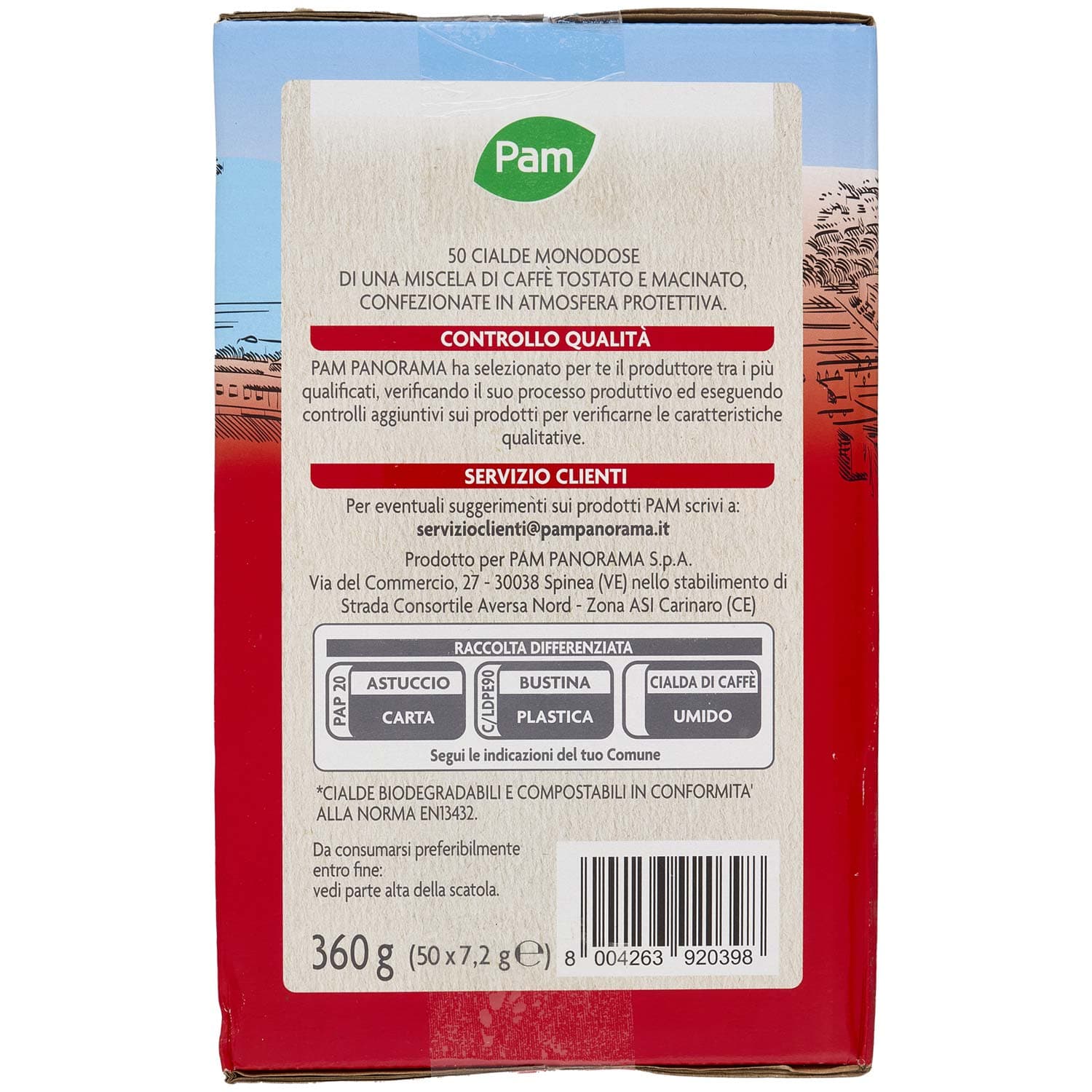 PAM 50 Cialde Caffè Espresso Intenso 50 x 7,2 g – immagine 6