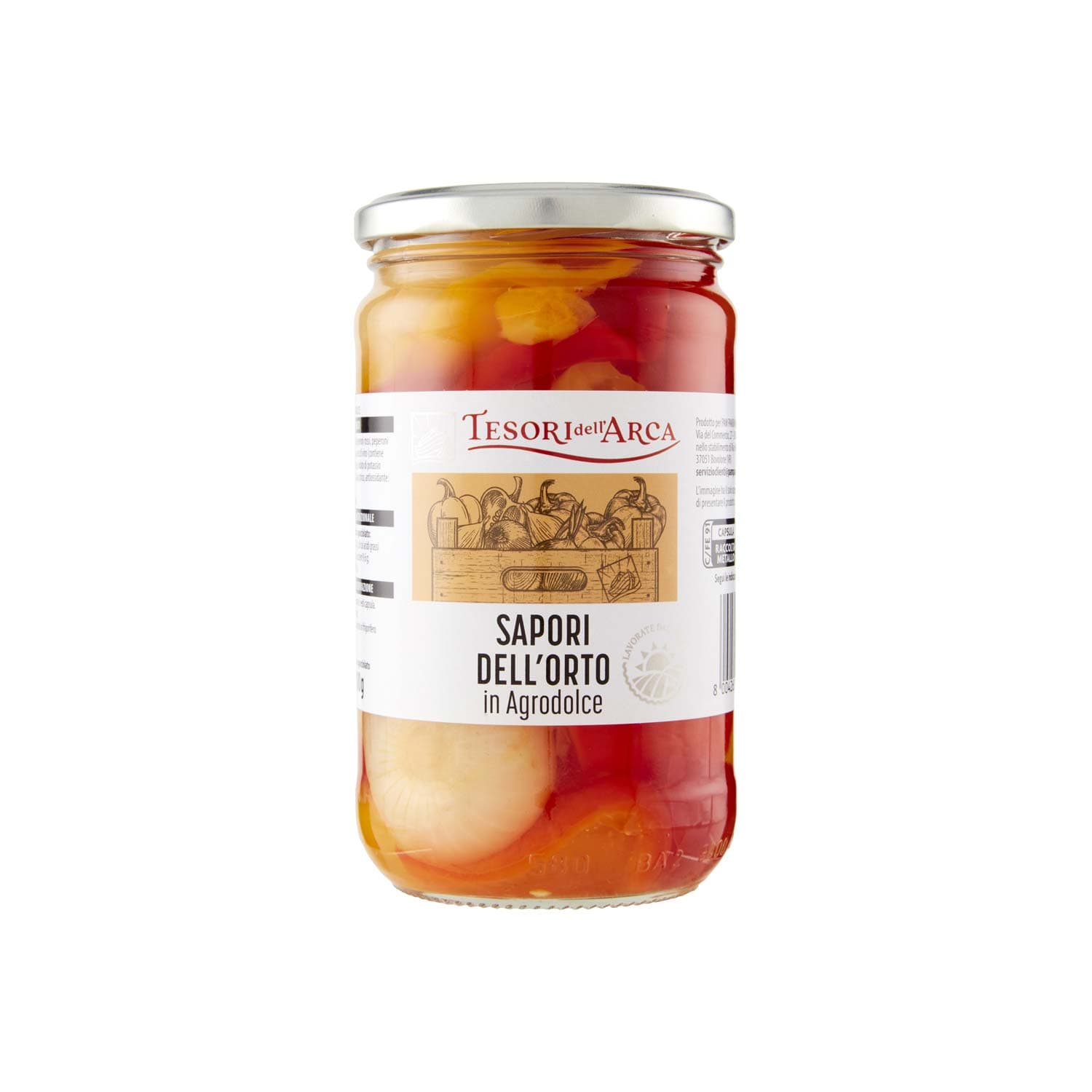 TESORI DELL'ARCA Sapori dell'Orto in Agrodolce 540 g – immagine 3