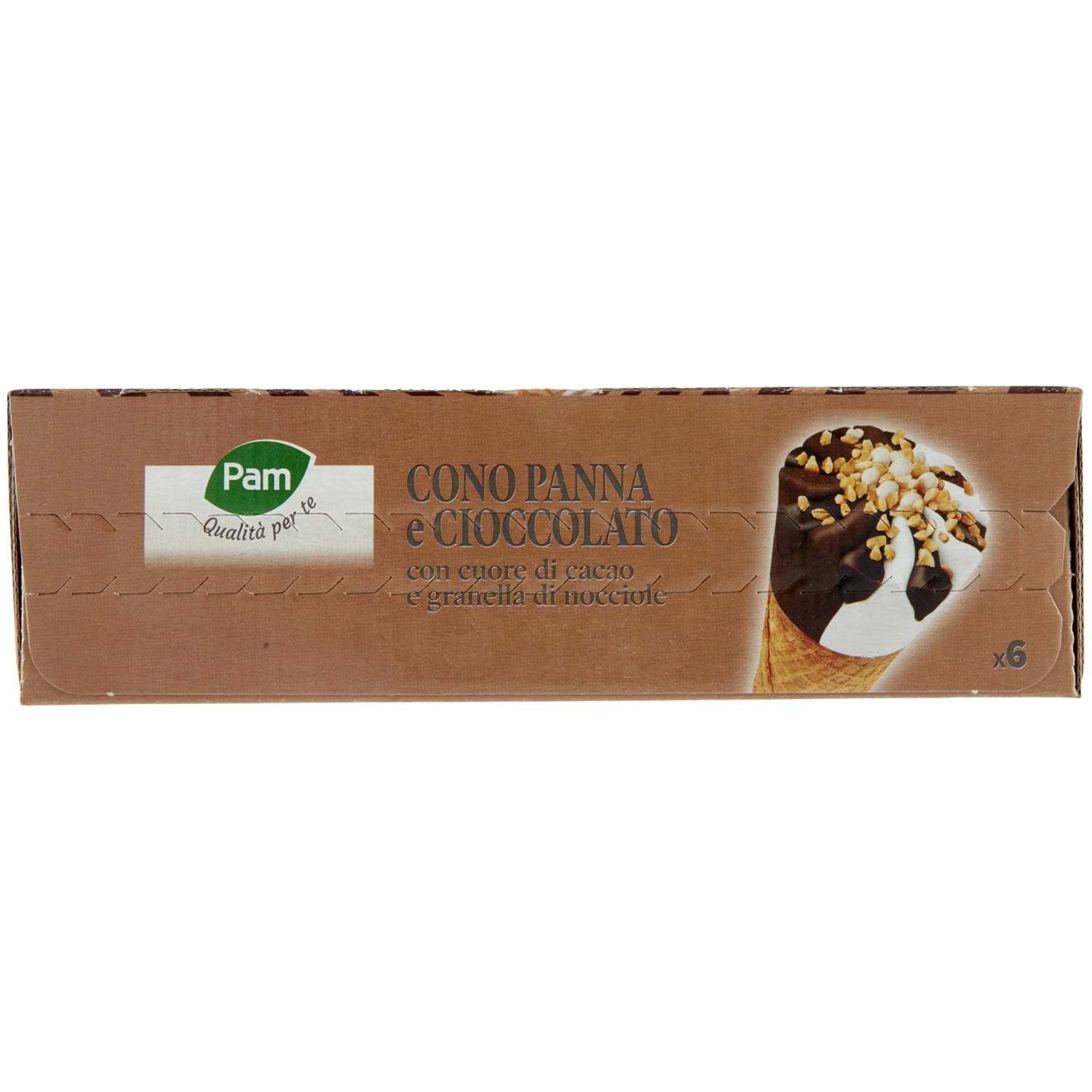 PAM PANORAMA Coni panna e cioccolato 450g (75g x 6) – immagine 8
