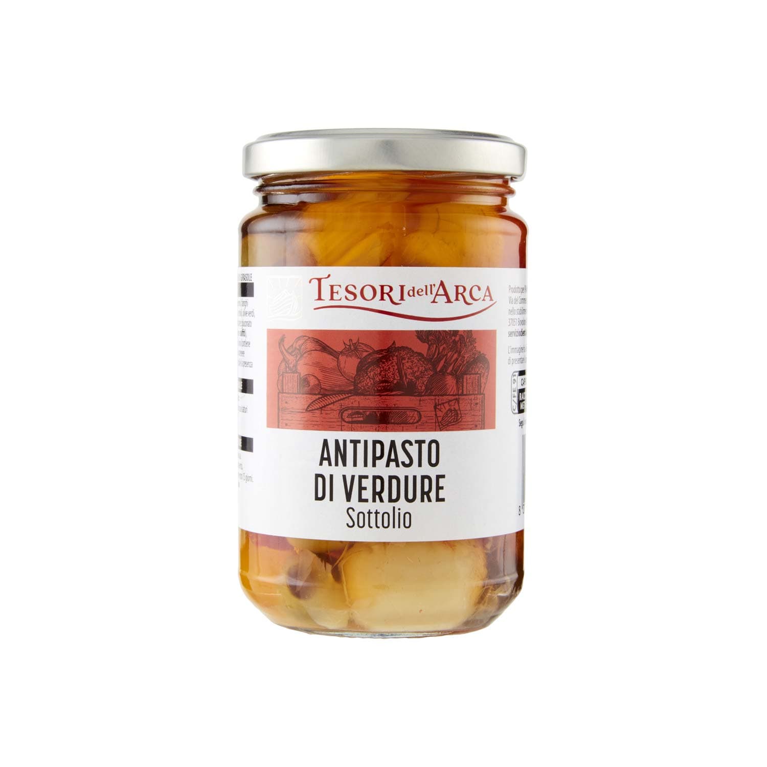 TESORI DELL'ARCA Antipasto di Verdure Sottolio 285 g – immagine 3