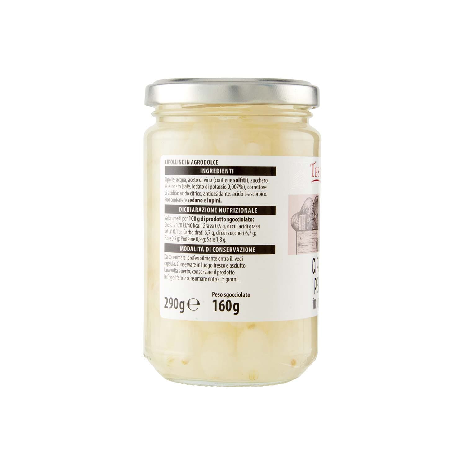 TESORI DELL'ARCA Cipolline Perlina in Agrodolce 290 g – immagine 4