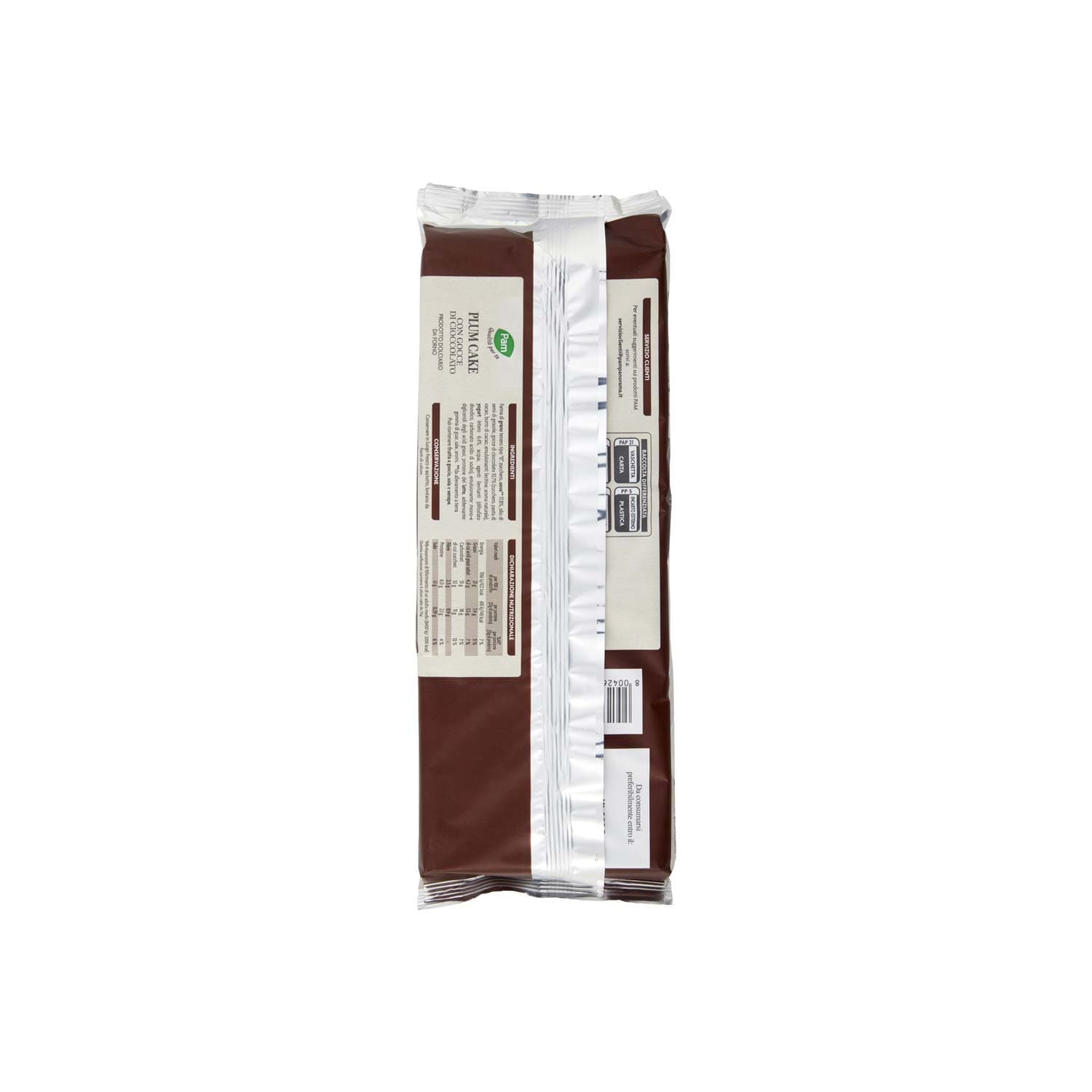 PAM Qualità per te Plum Cake con Gocce di Cioccolato 6 x 35 g – immagine 5