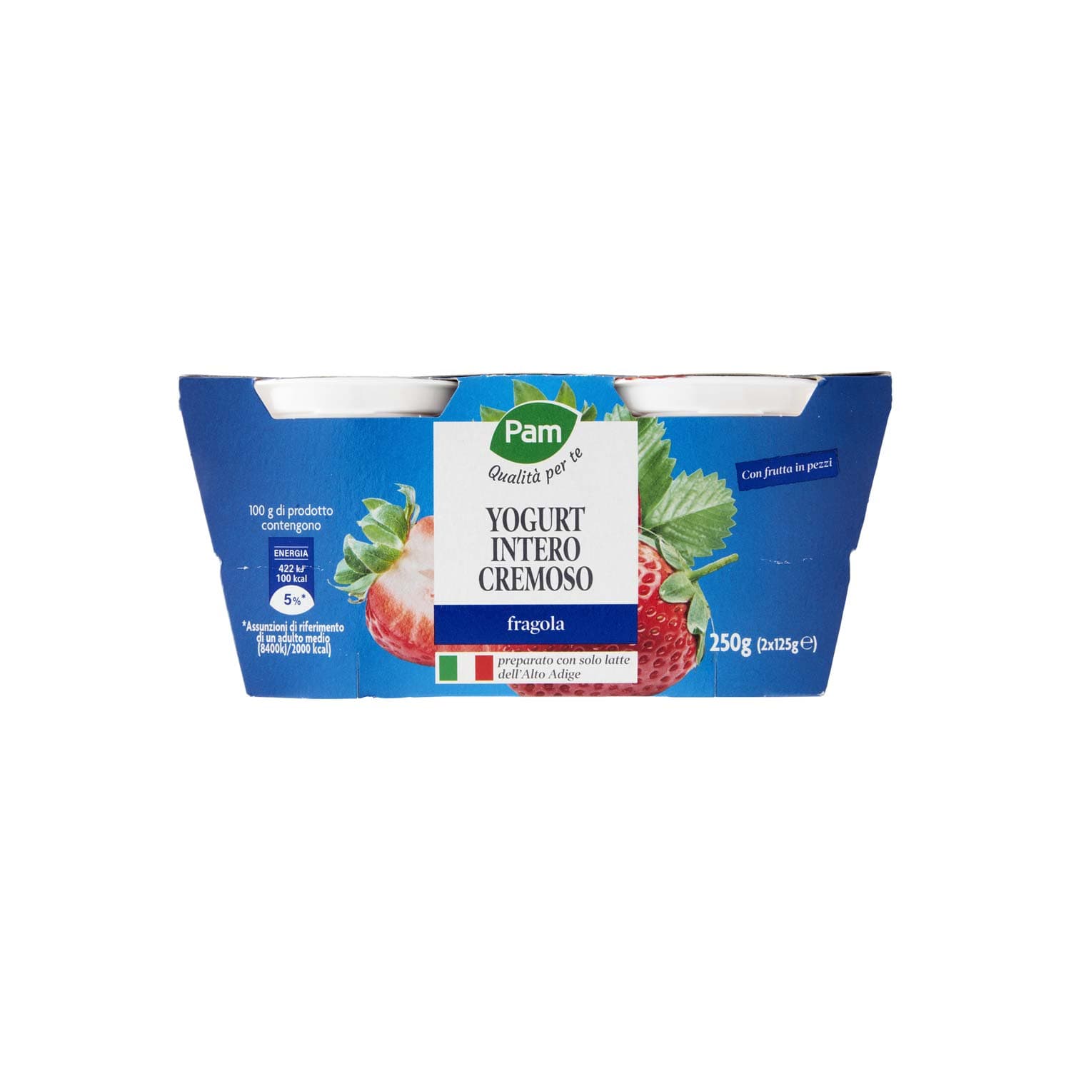 PAM PANORAMA Yogurt intero Cremoso alla Fragola 250g (125g x 2) – immagine 5