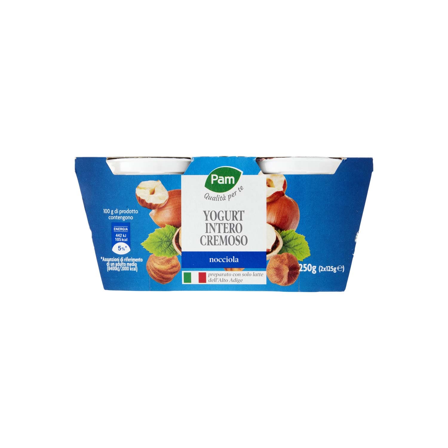 PAM PANORAMA Yogurt intero Cremoso alla Nocciola 250g (125g x 2) – immagine 3
