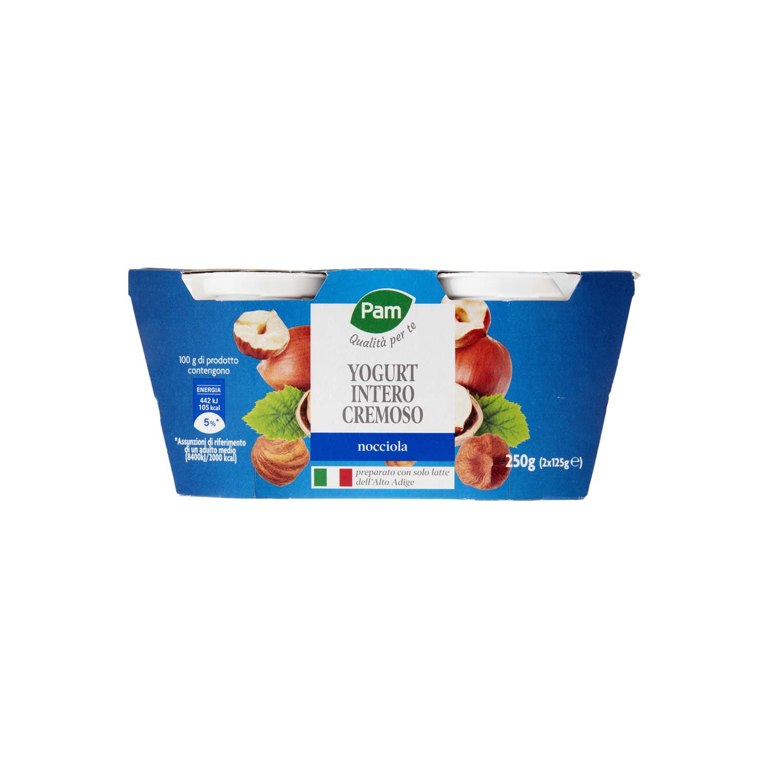 PAM PANORAMA Yogurt intero Cremoso alla Nocciola 250g (125g x 2) – immagine 5