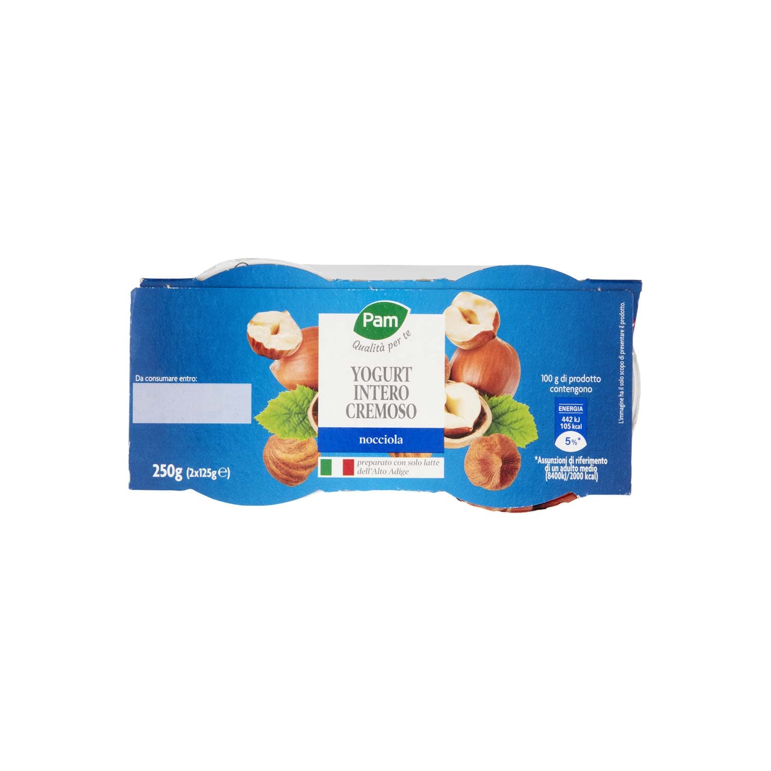 PAM PANORAMA Yogurt intero Cremoso alla Nocciola 250g (125g x 2) – immagine 7