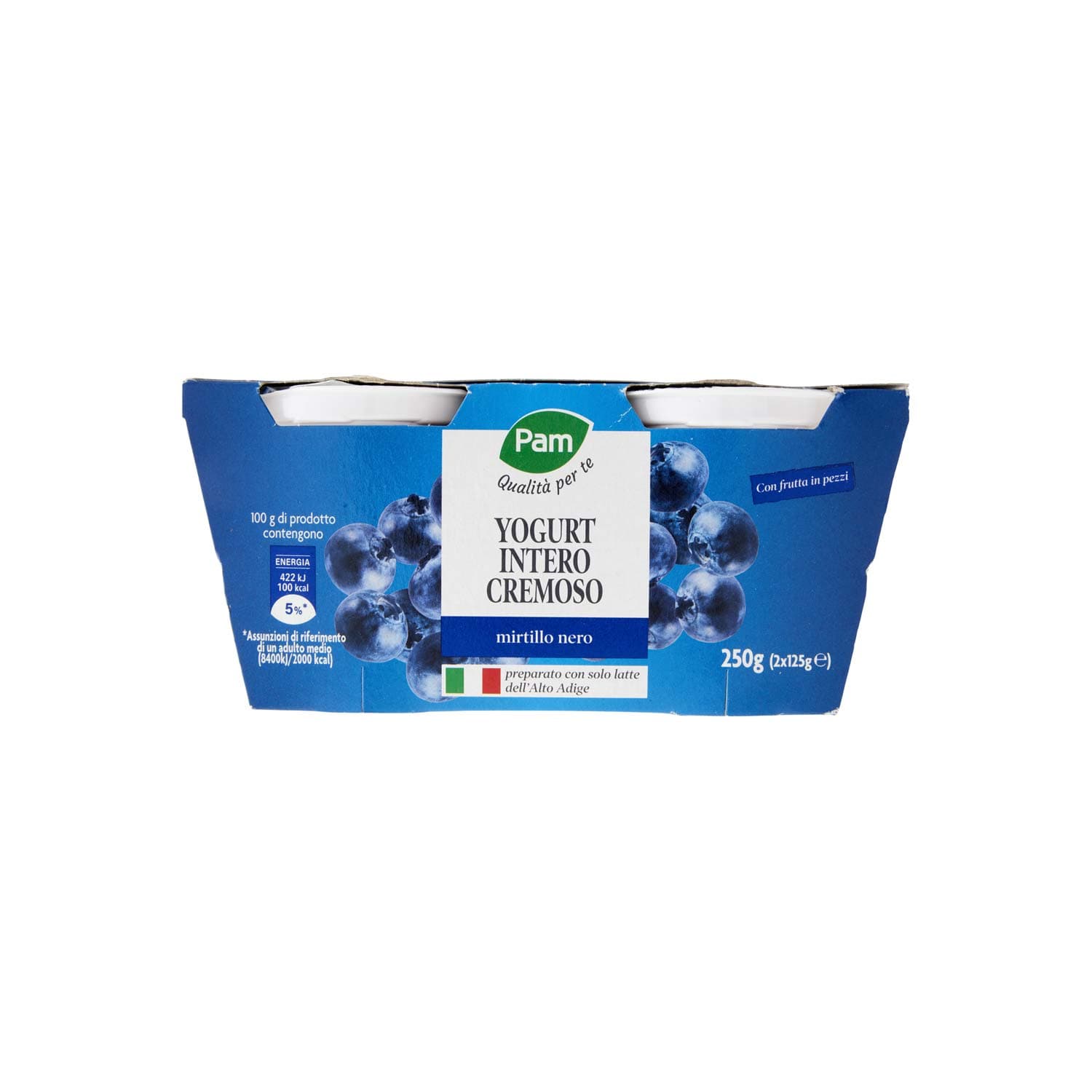 PAM PANORAMA Yogurt intero Cremoso ai Mirtilli 250g (125g x 2) – immagine 5