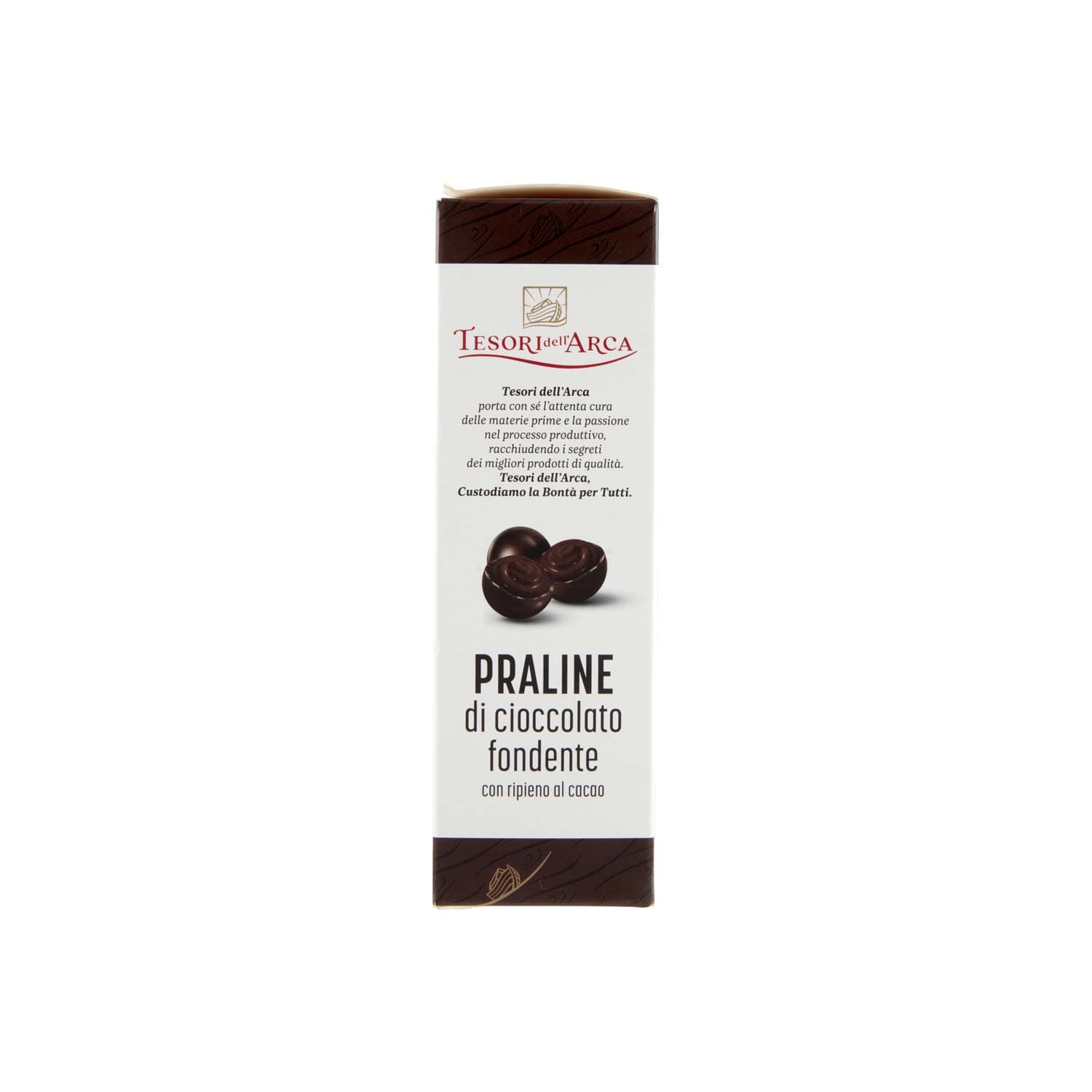 TESORI DELL'ARCA Praline di cioccolato fondente con ripieno al cacao 130 g – immagine 4