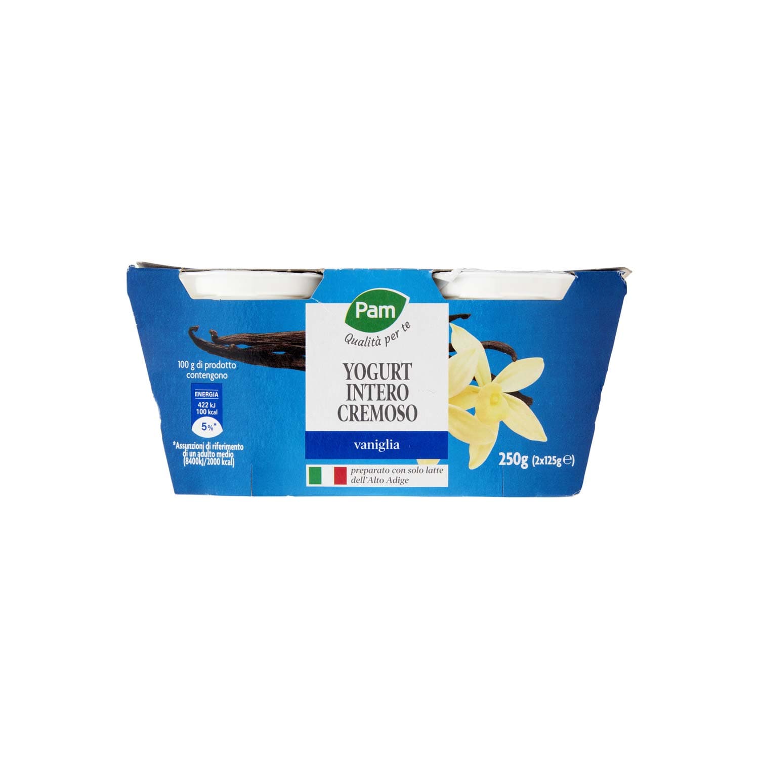 PAM PANORAMA Yogurt intero Cremoso alla Vaniglia 250g (125g x 2) – immagine 5