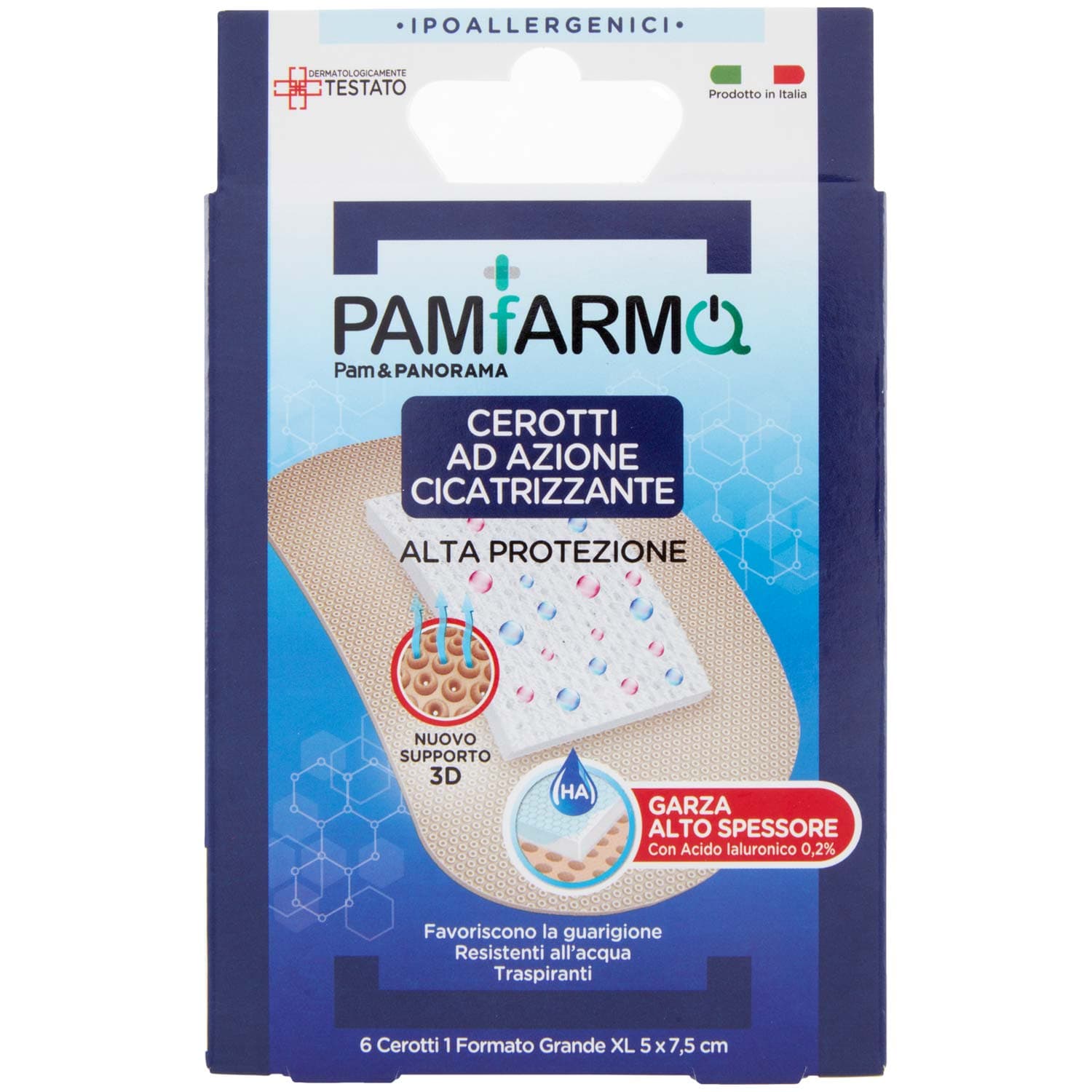 PAMFARMA Cerotti ad Azione Cicatrizzante 1 Formato Grande XL 5 x 7,5 cm 6 pz – immagine 3