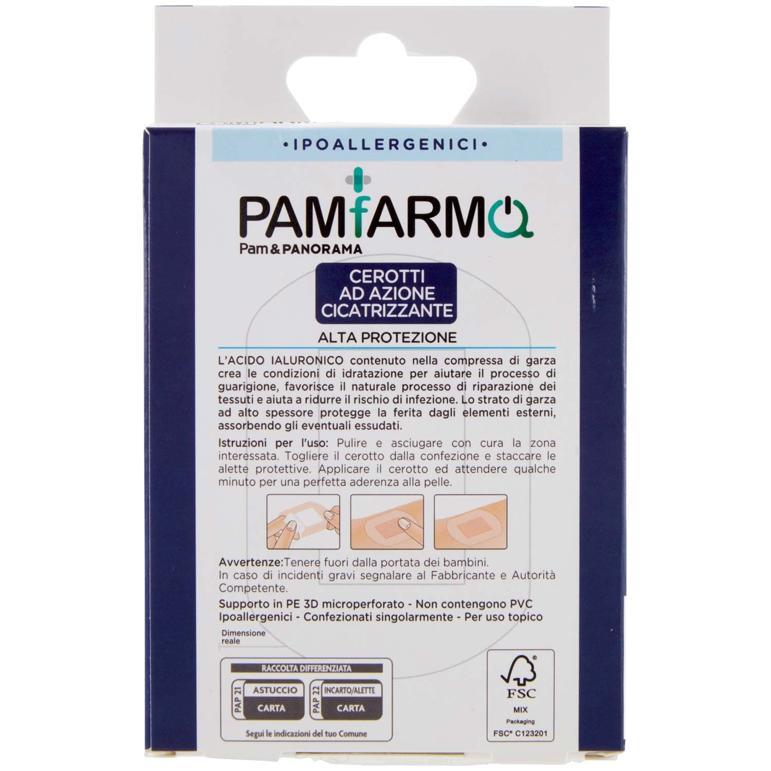 PAMFARMA Cerotti ad Azione Cicatrizzante 1 Formato Grande XL 5 x 7,5 cm 6 pz – immagine 5
