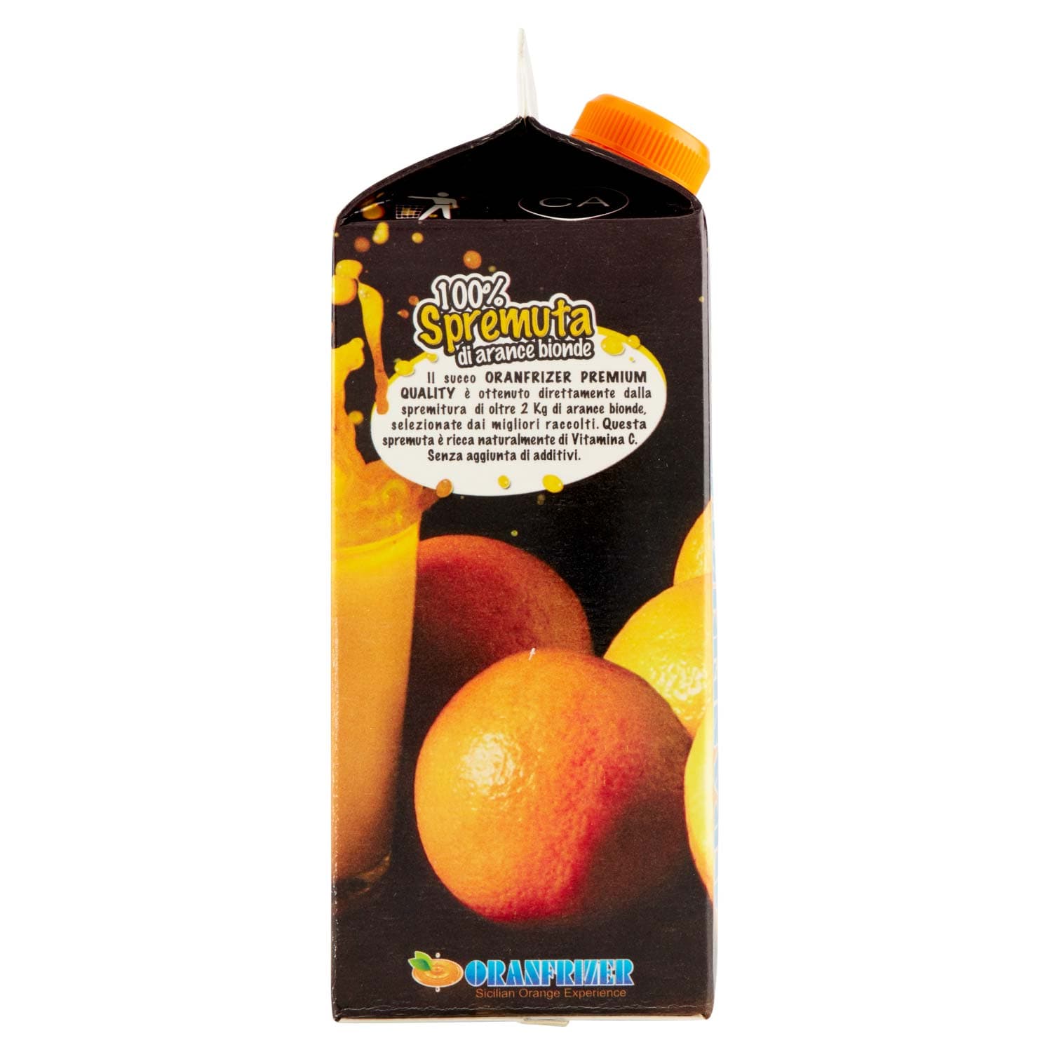 Oranfrizer Premium Quality 100% Spremuta di arance bionde 750 ml – immagine 4