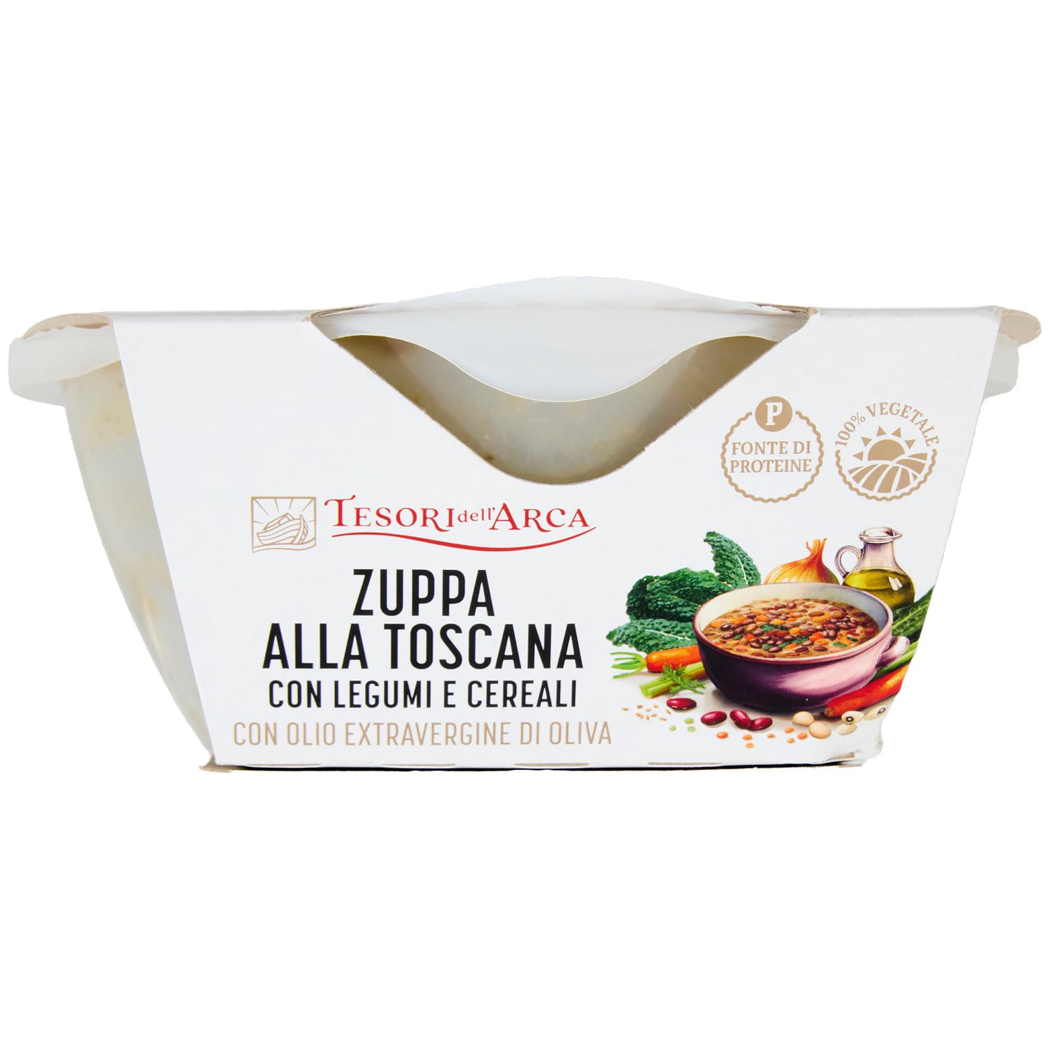 TESORI DELL'ARCA Zuppa alla Toscana con Legumi e Cereali con Olio Extravergine di Oliva 350 g – immagine 8