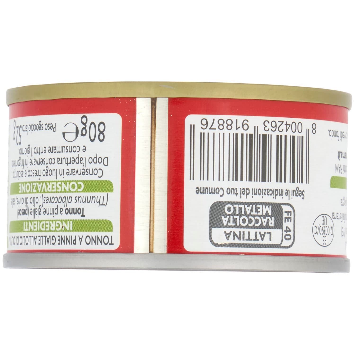 PAM Tonno a Pinne Gialle all'Olio di Oliva 80 g – immagine 7