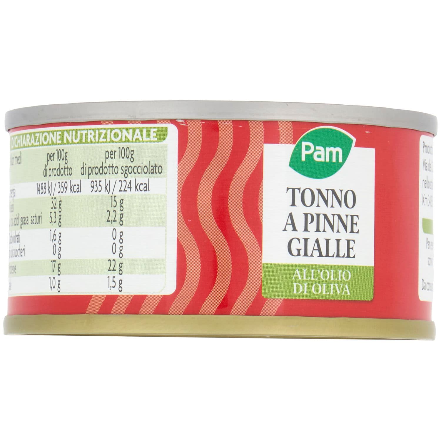 PAM Tonno a Pinne Gialle all'Olio di Oliva 80 g – immagine 8