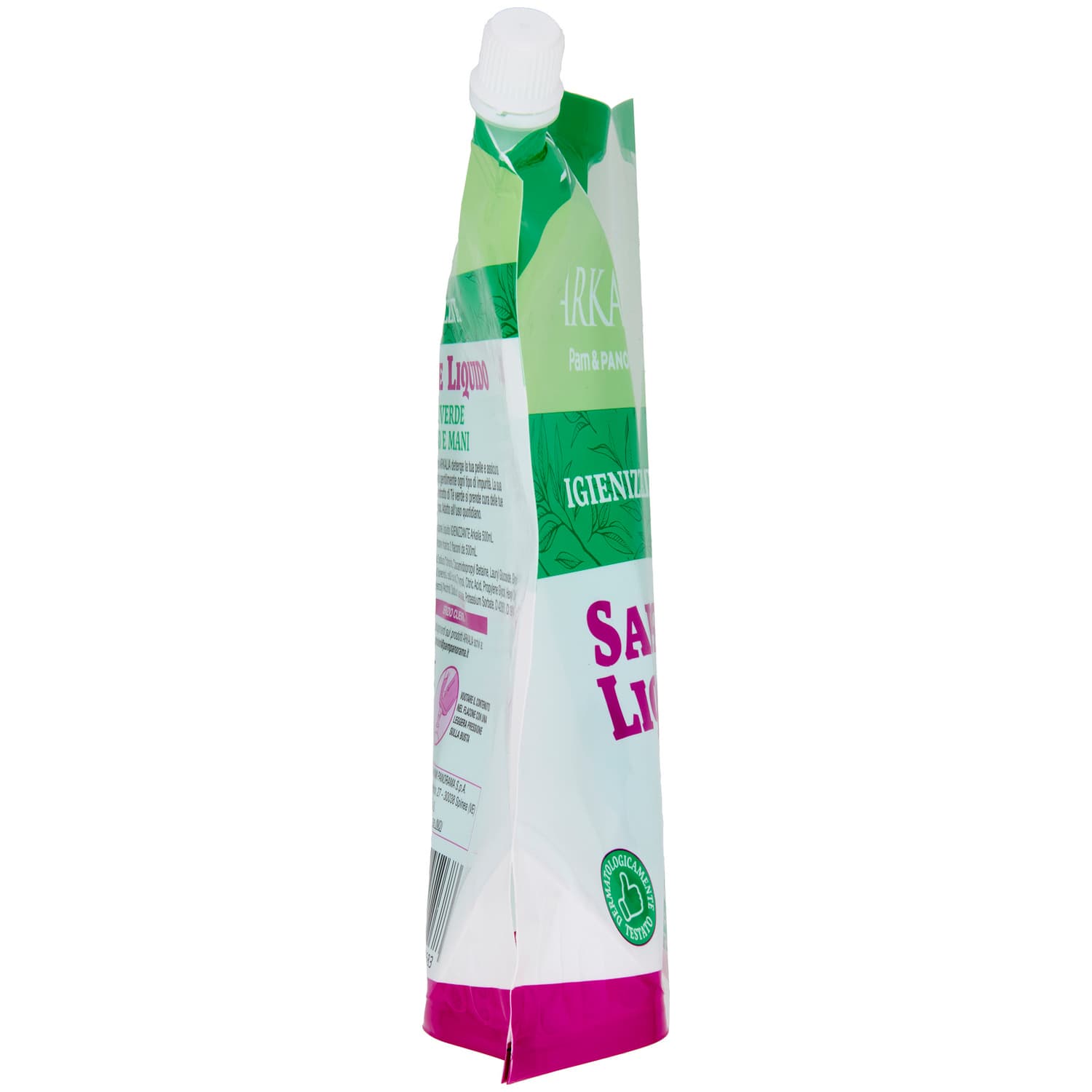 ARKALIA Sapone Liquido Igienizzante Tè Verde Viso e Mani Ricarica 1 L – immagine 4