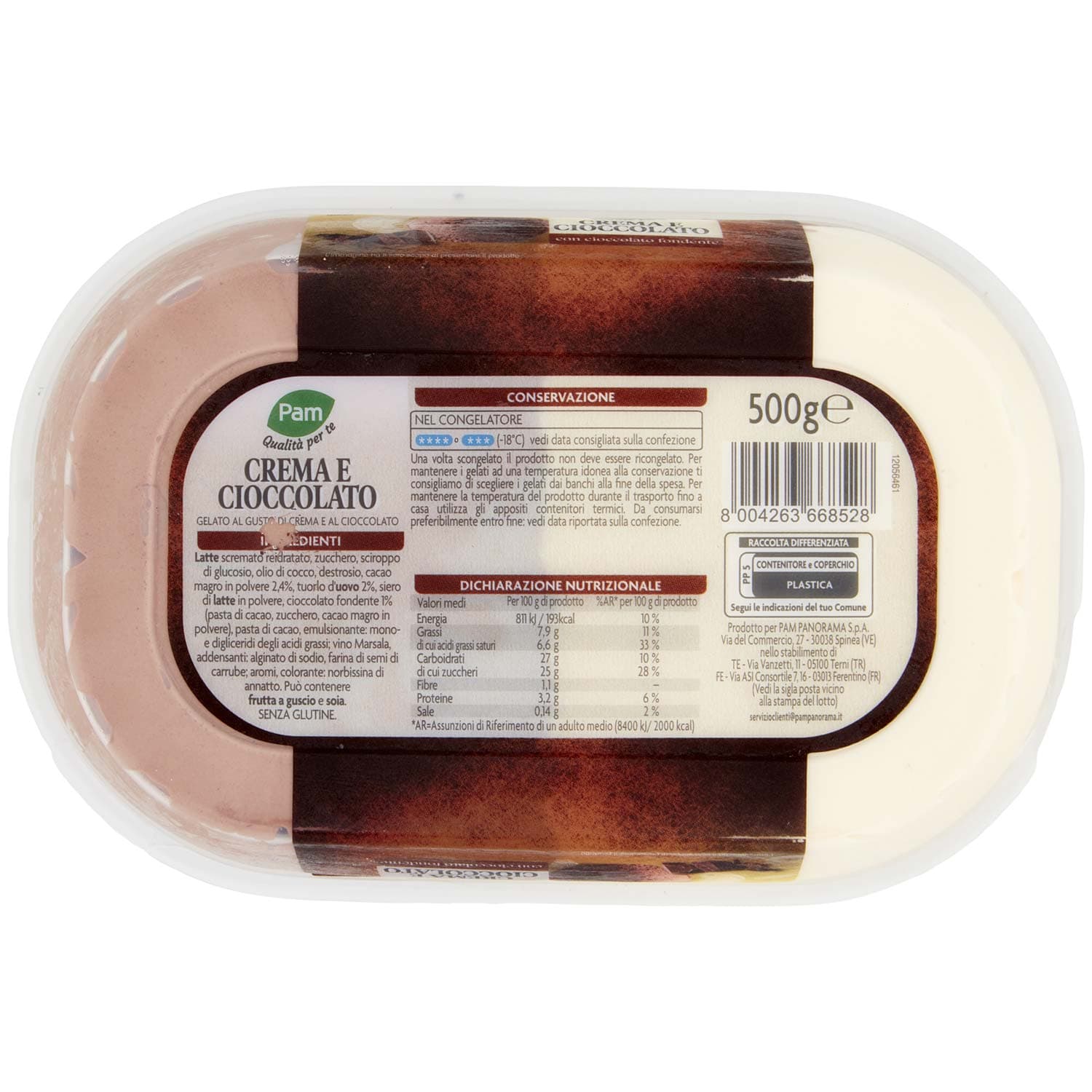 PAM PANORAMA Gelato alla Crema e Cioccolato 500 g – immagine 5