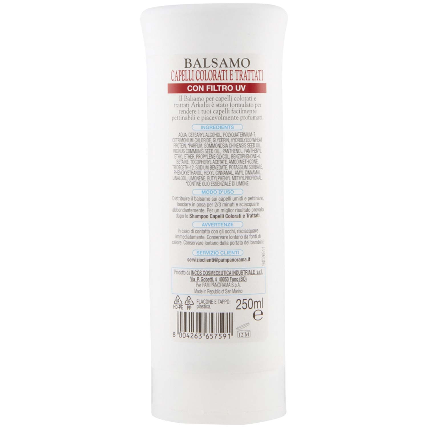 ARKALIA Balsamo Capelli Colorati e Trattati 250 ml – immagine 5