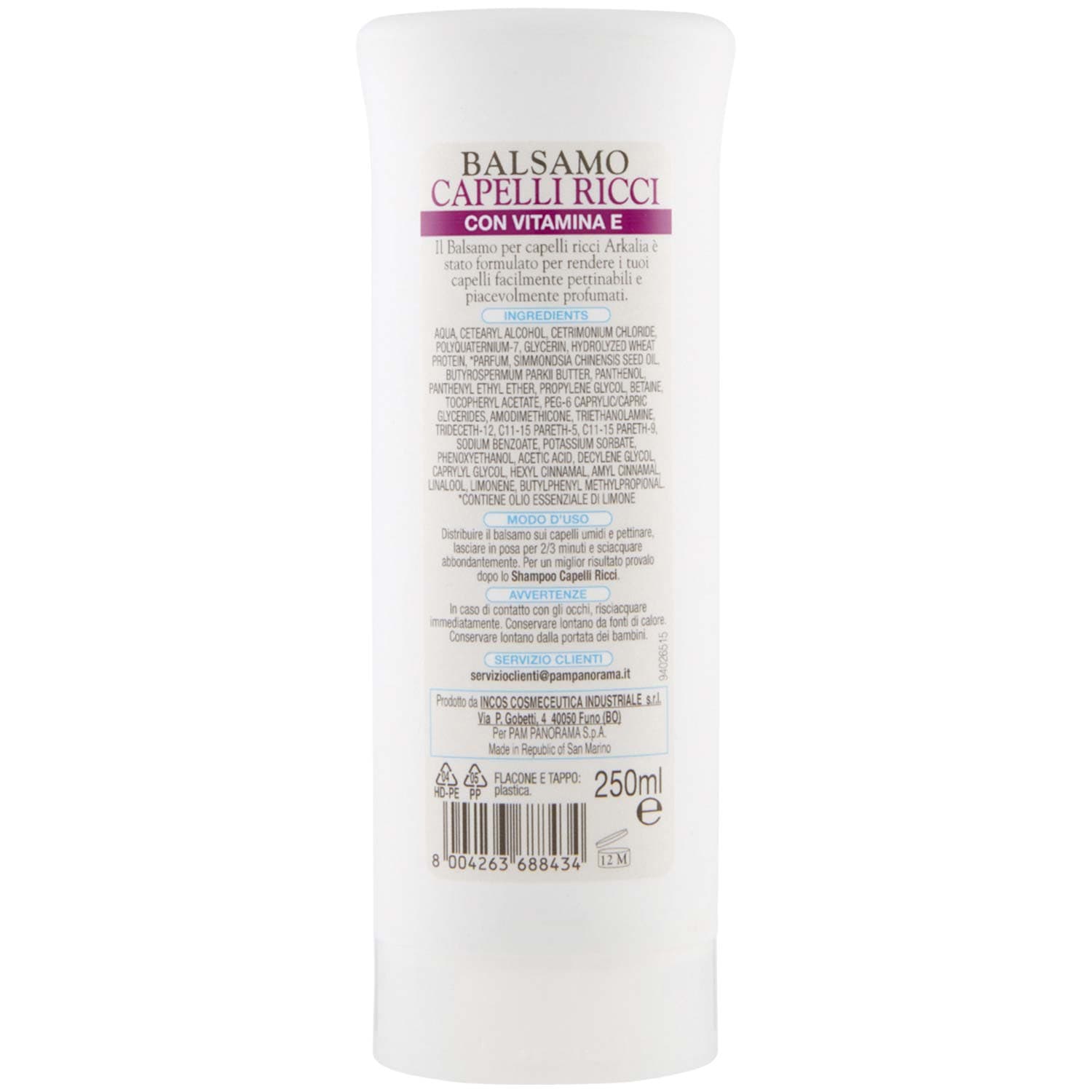 ARKALIA Balsamo Capelli Ricci 250 ml – immagine 5