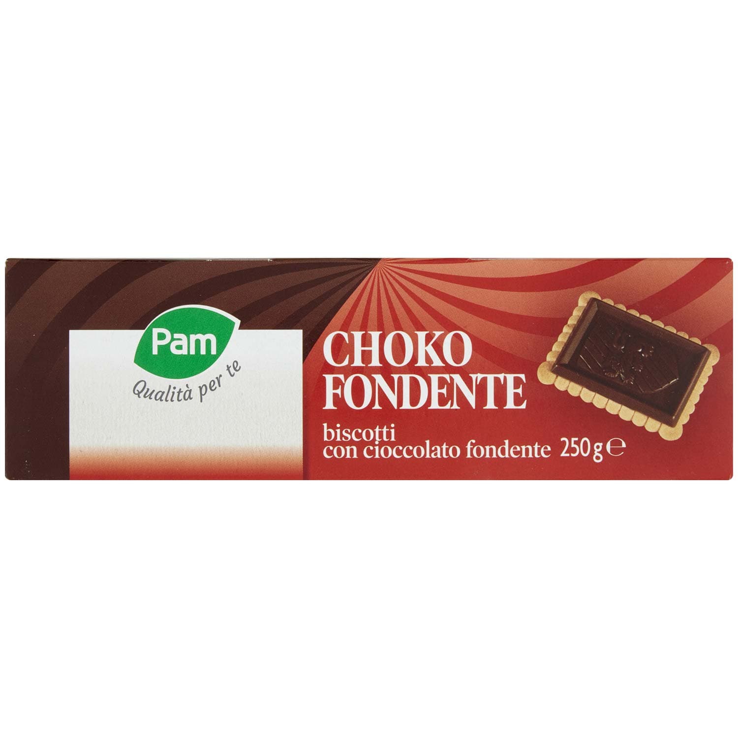 PAM Qualità per te Choko Fondente biscotti con cioccolato fondente 250g (25g x 10) – immagine 8