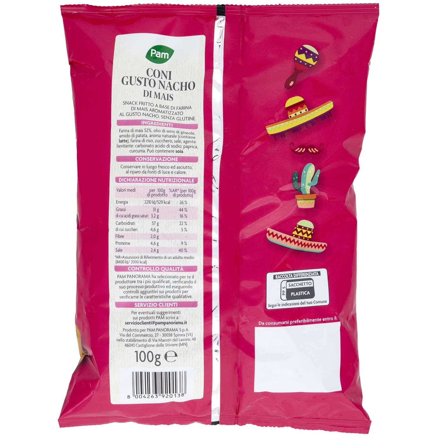 PAM Coni Gusto Nacho di Mais 100 g – immagine 5