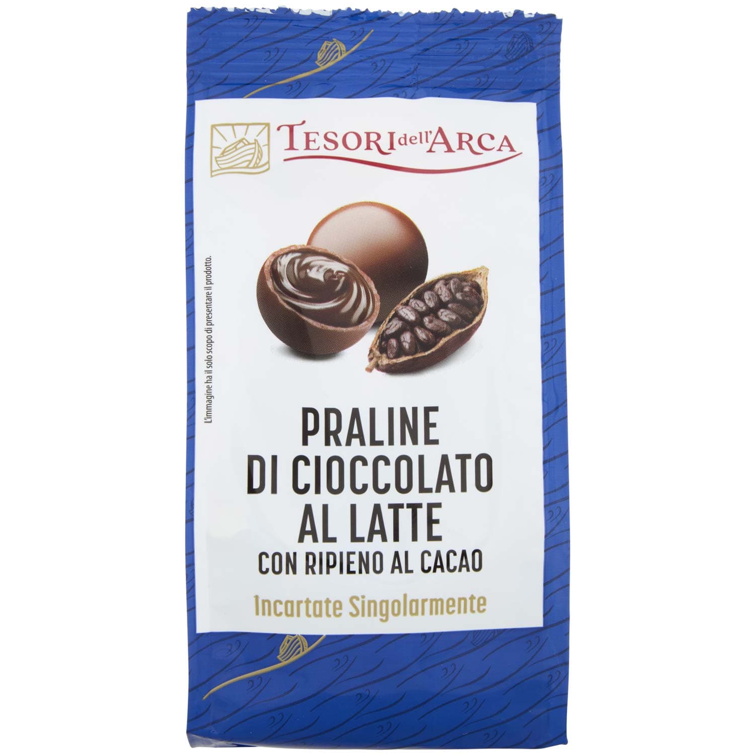 TESORI DELL'ARCA Praline di Cioccolato al Latte con Ripieno al Cacao 90 g – immagine 3