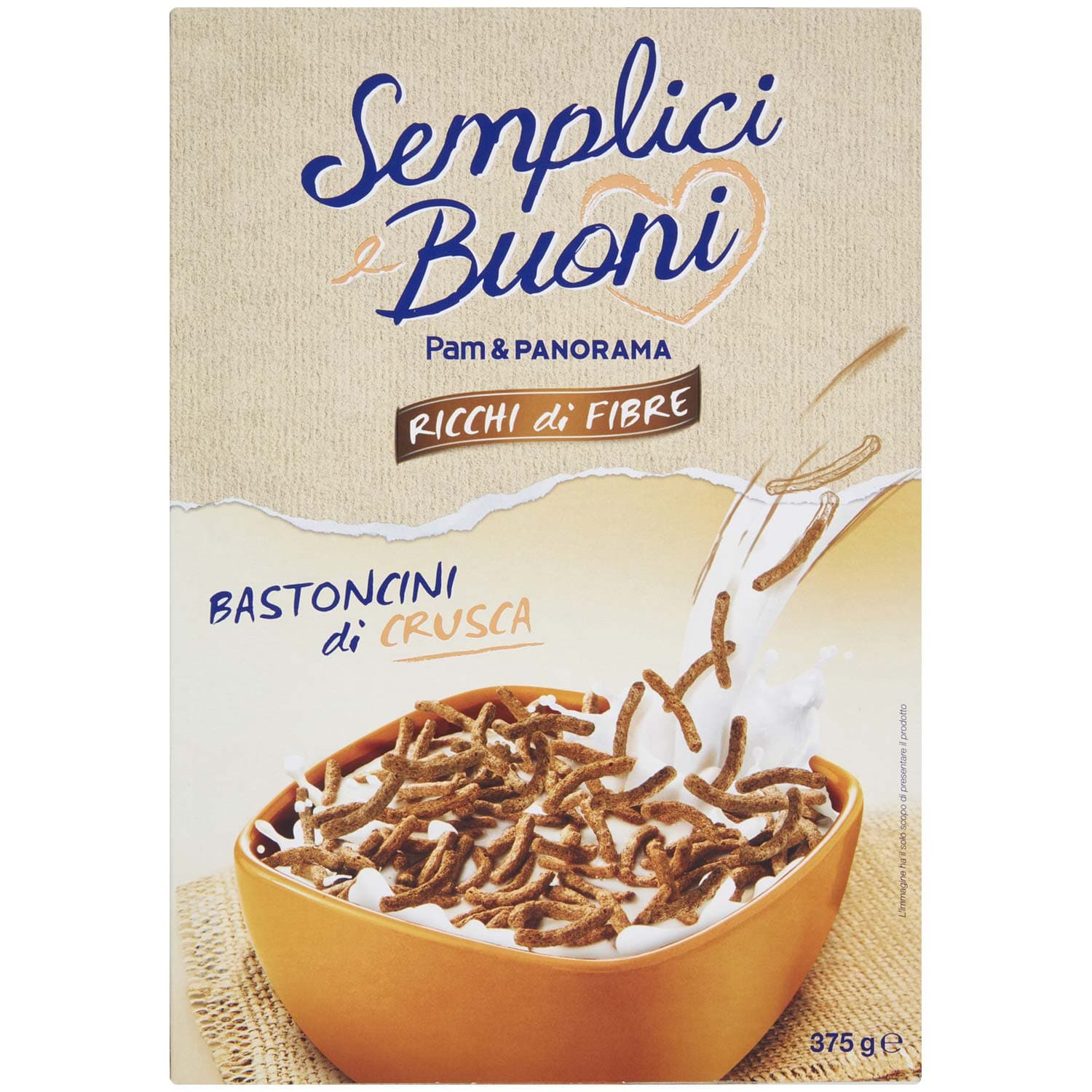 SEMPLICI E BUONI Ricchi di Fibre Bastoncini di Crusca 375 g – immagine 3