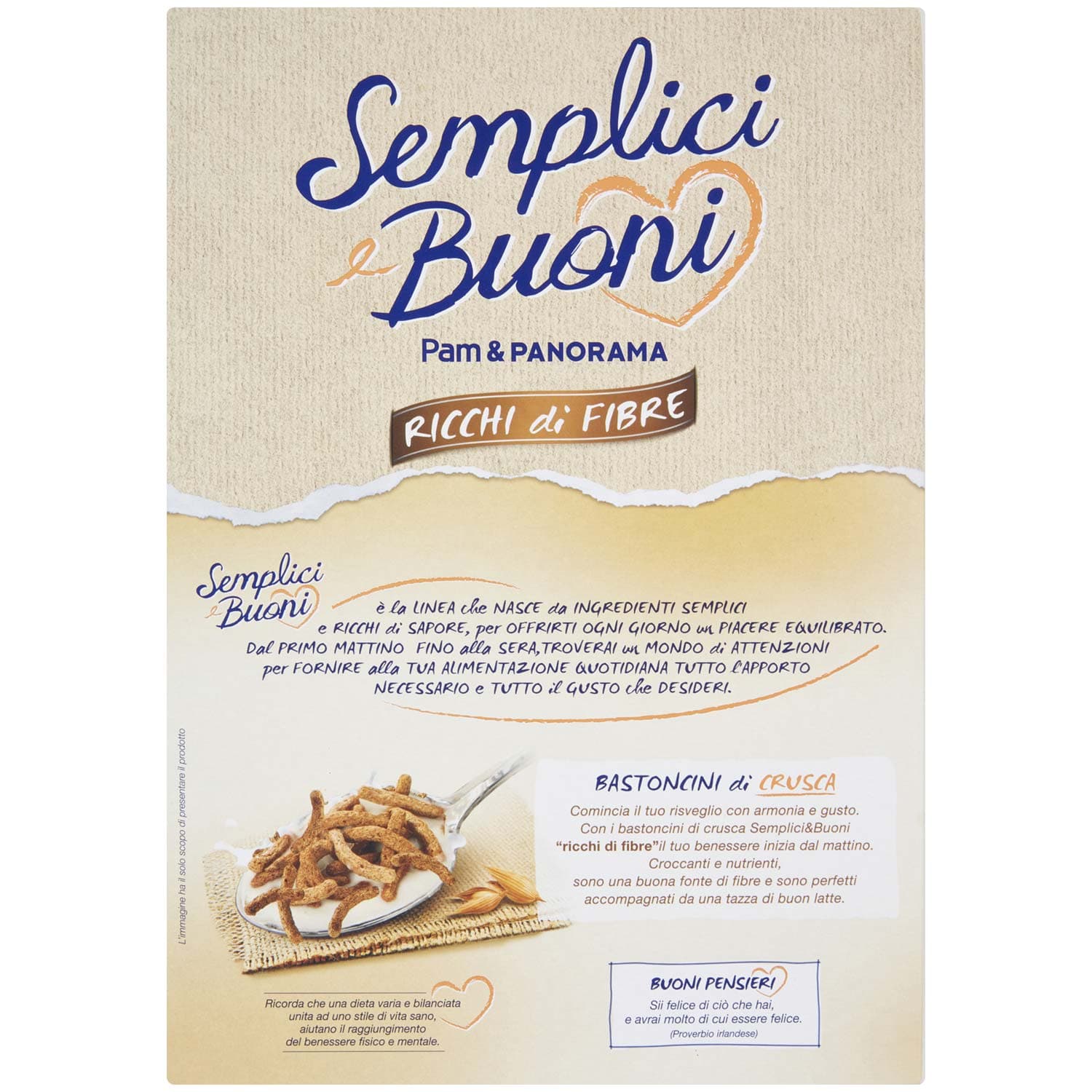 SEMPLICI E BUONI Ricchi di Fibre Bastoncini di Crusca 375 g – immagine 5