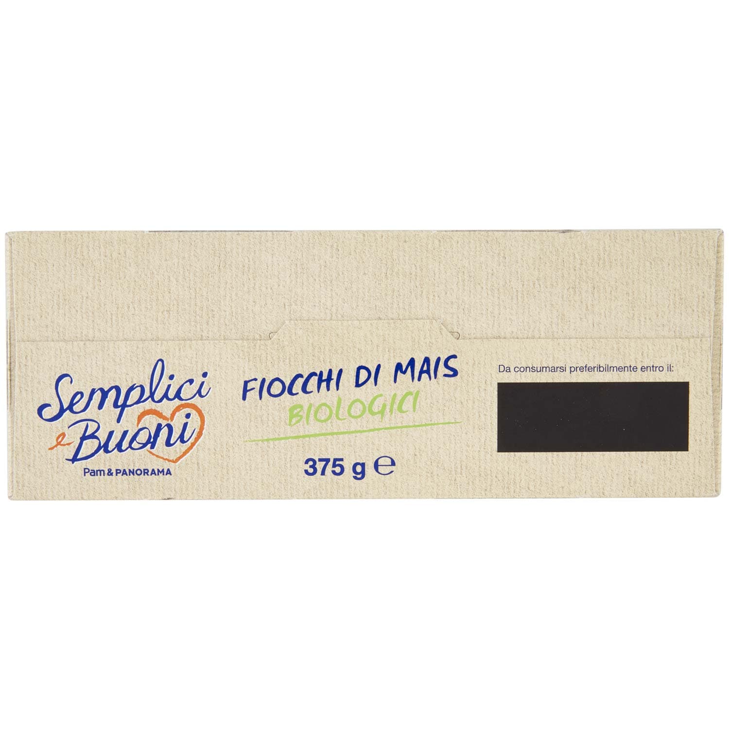 SEMPLICI E BUONI Senza Zuccheri Aggiunti Fiocchi di Mais Biologici 375 g – immagine 7