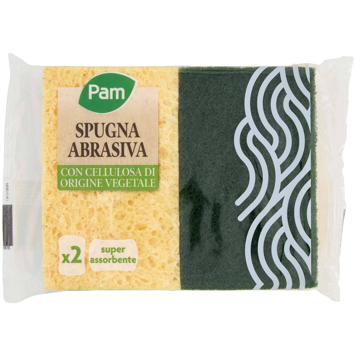PAM Spugna Abrasiva con Cellulosa di Origine Vegetale 2 pz – immagine 3