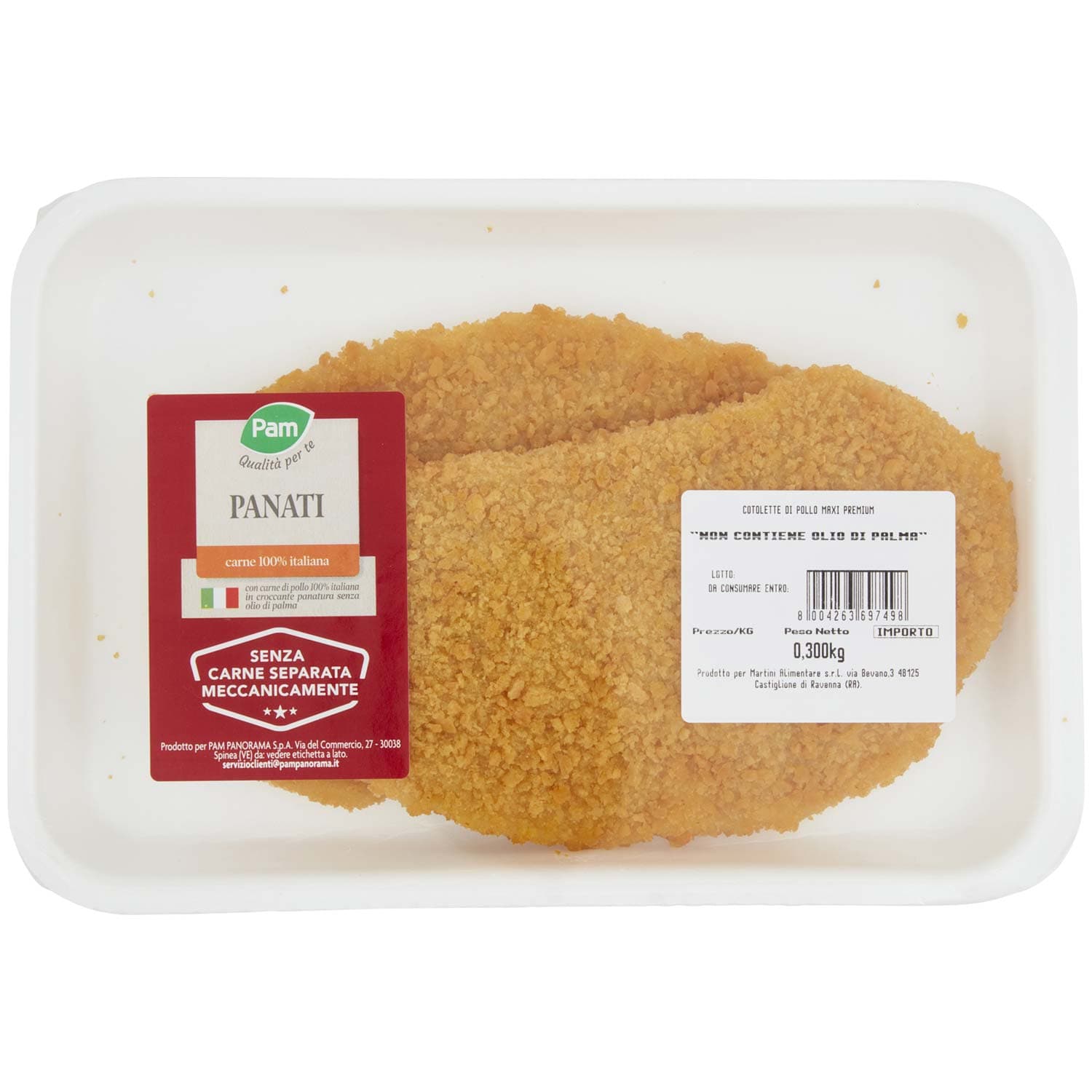 PAM Qualità per te Panati Cotolette di Pollo Maxi Premium 0,300 kg – immagine 3
